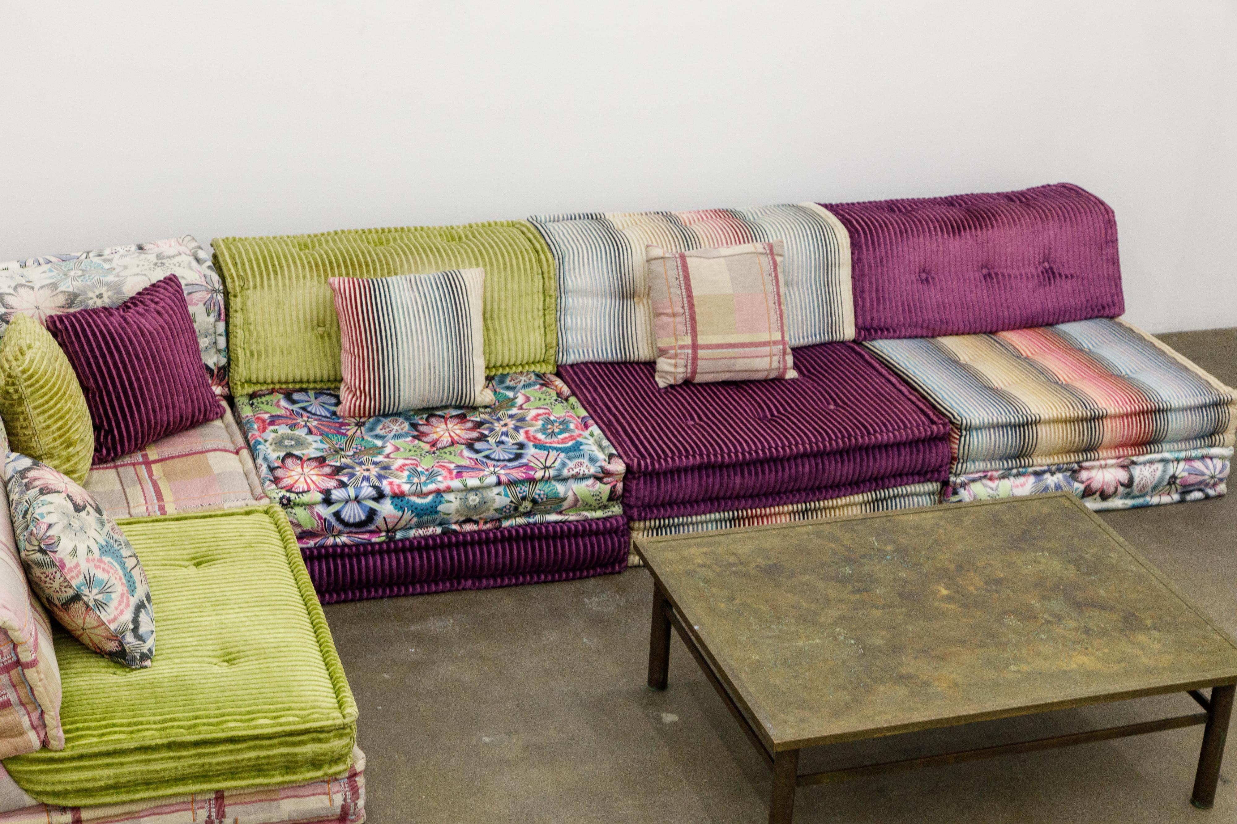 'Mah Jong' 20 Piece Living Room Set by Missoni for Roche Bobois France, Signed  In Good Condition In Los Angeles, CA