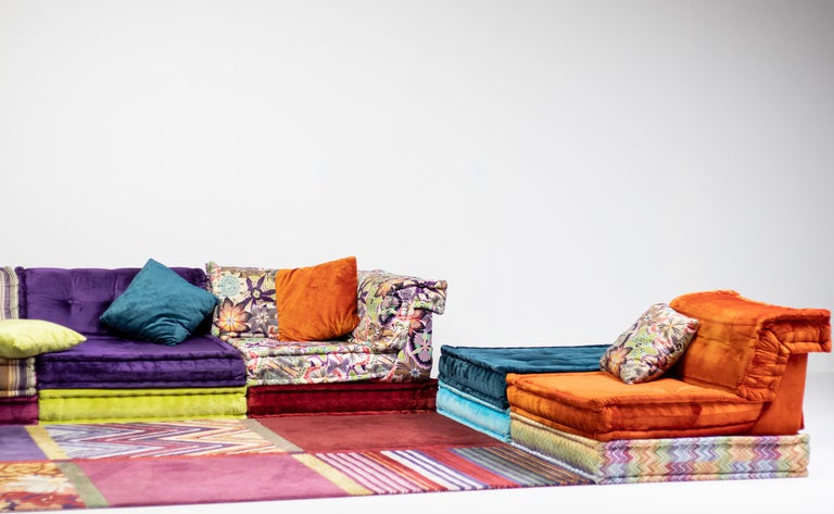 Mah Jong' 20 Piece Living Room Set by Missoni for Roche Bobois France,  Signed For Sale at 1stDibs
