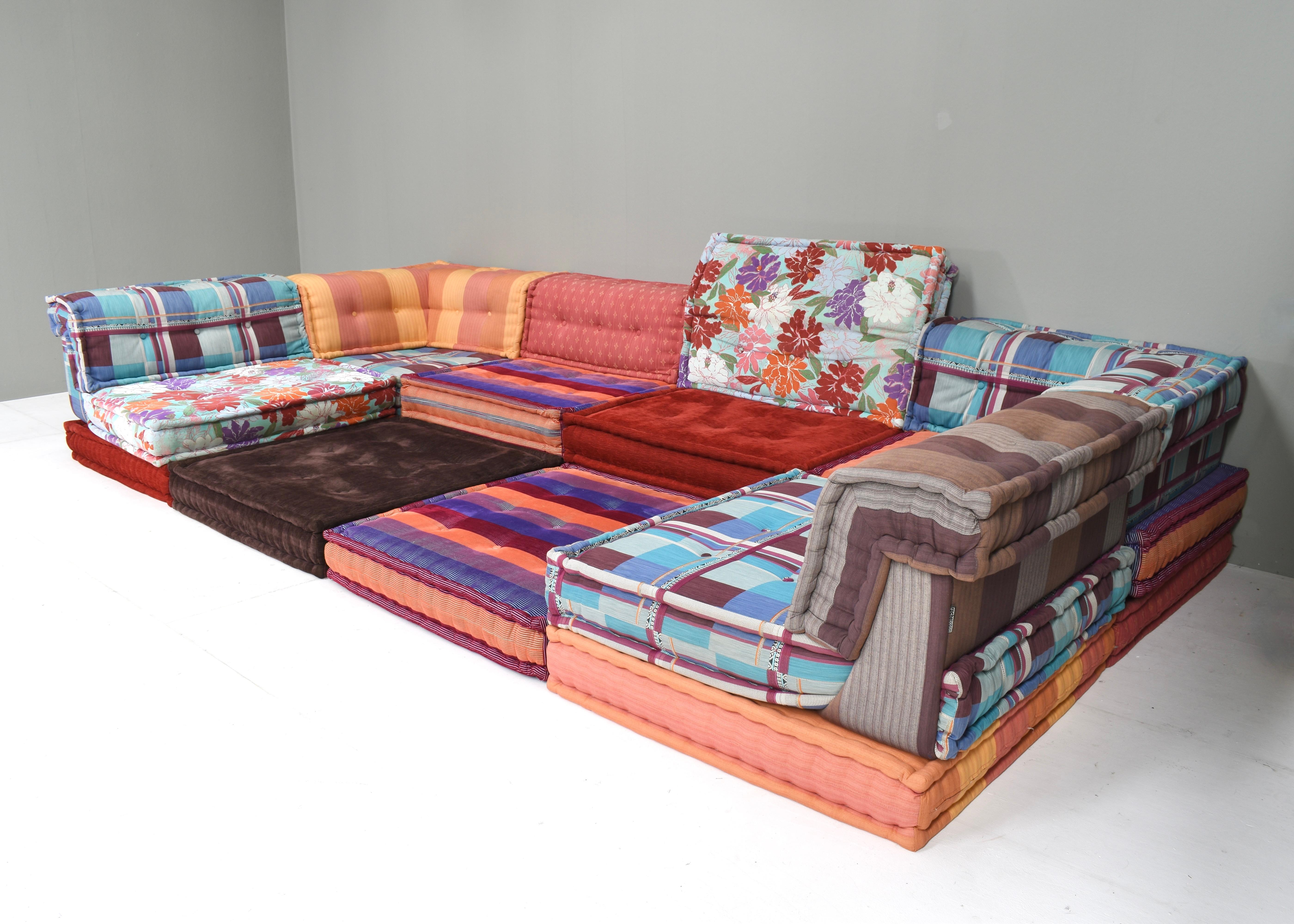 Mah Jong 20-piece sofa by Hans Hopfer for Roche Bobois, France – circa 1970 In Good Condition In Pijnacker, Zuid-Holland
