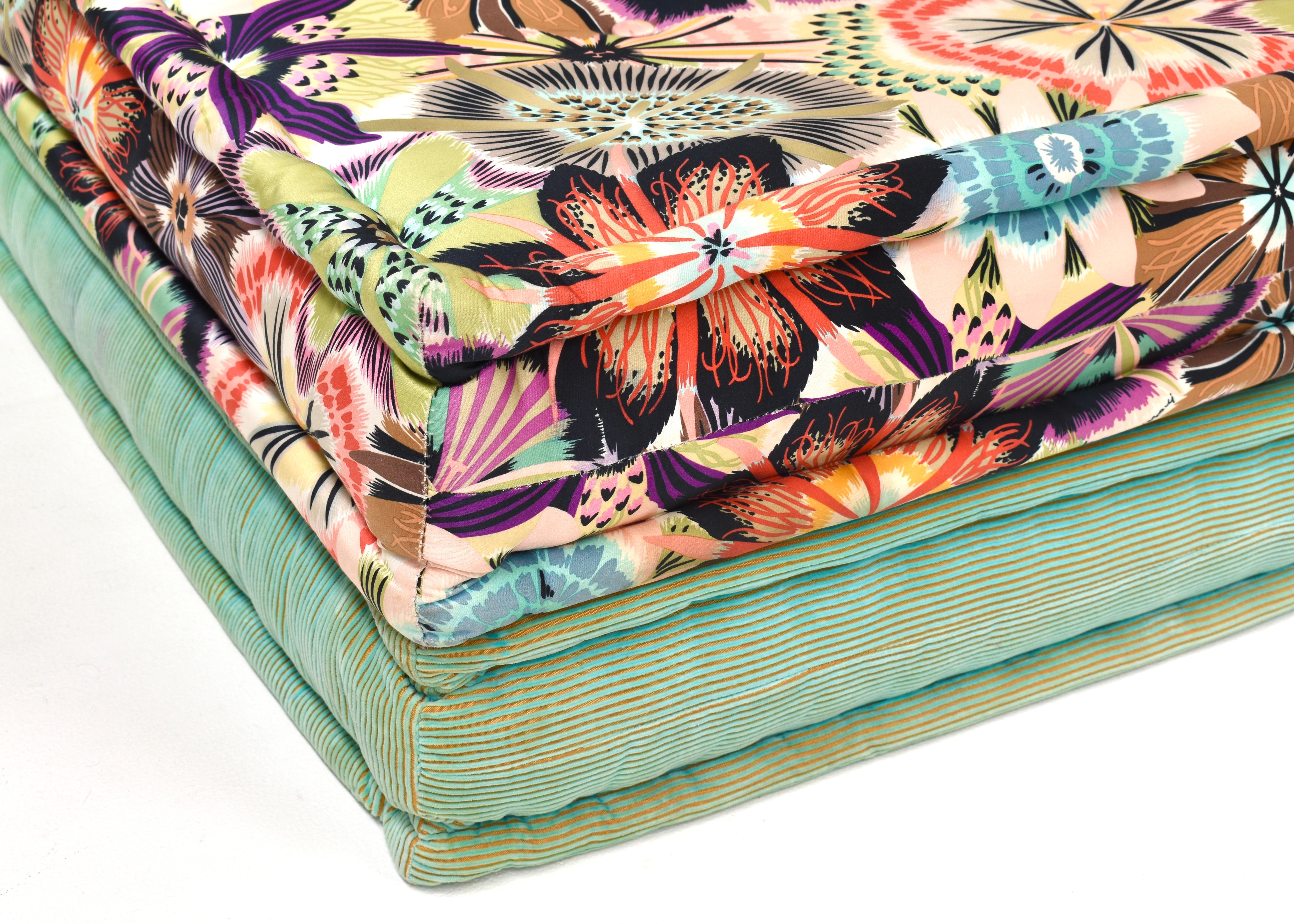 Mah Jong 33 piece sofa by Hans Hopfer in Missoni / Kenzo fabric for Roche Bobois en vente 10
