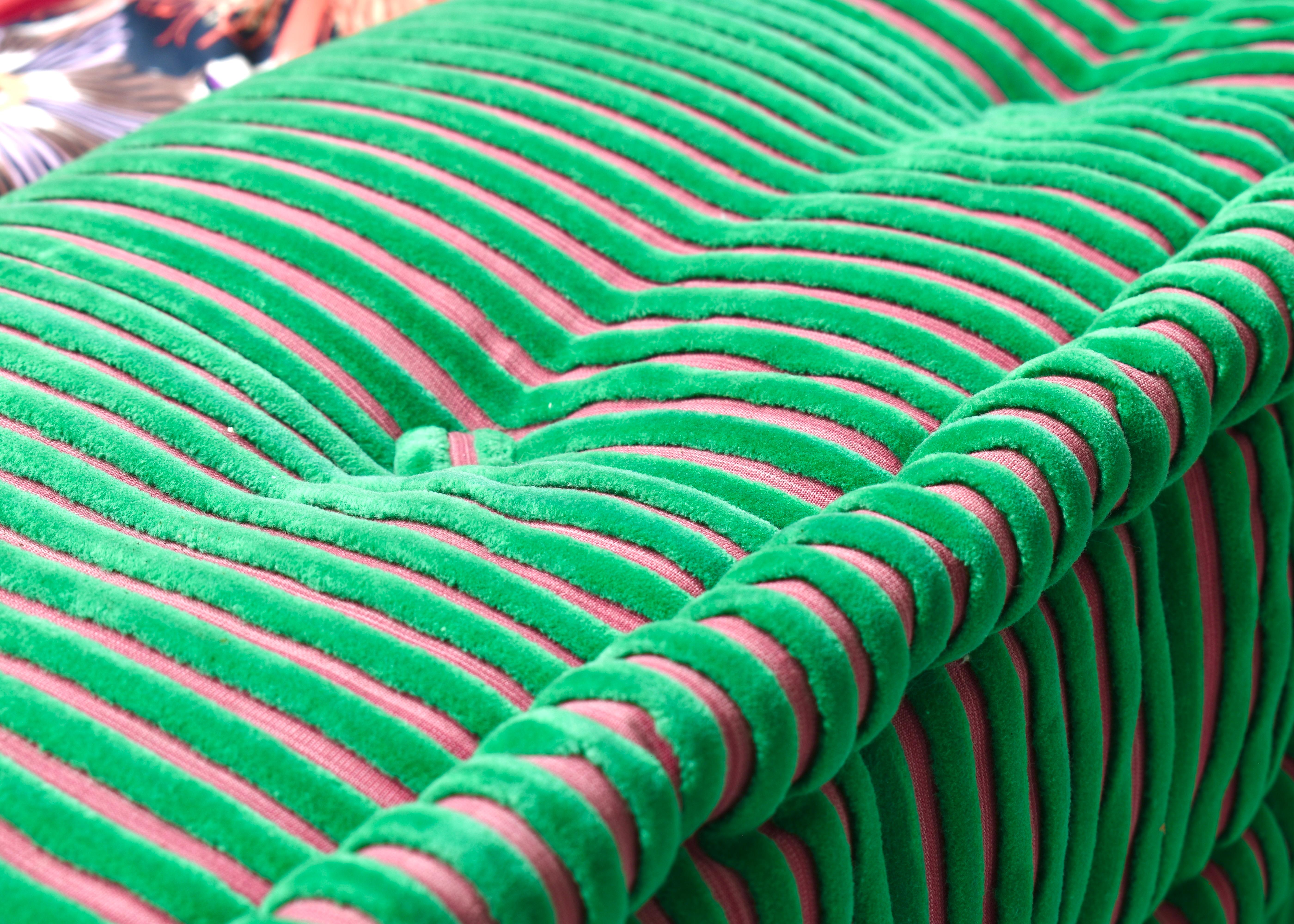 Mah Jong 33 piece sofa by Hans Hopfer in Missoni / Kenzo fabric for Roche Bobois en vente 12
