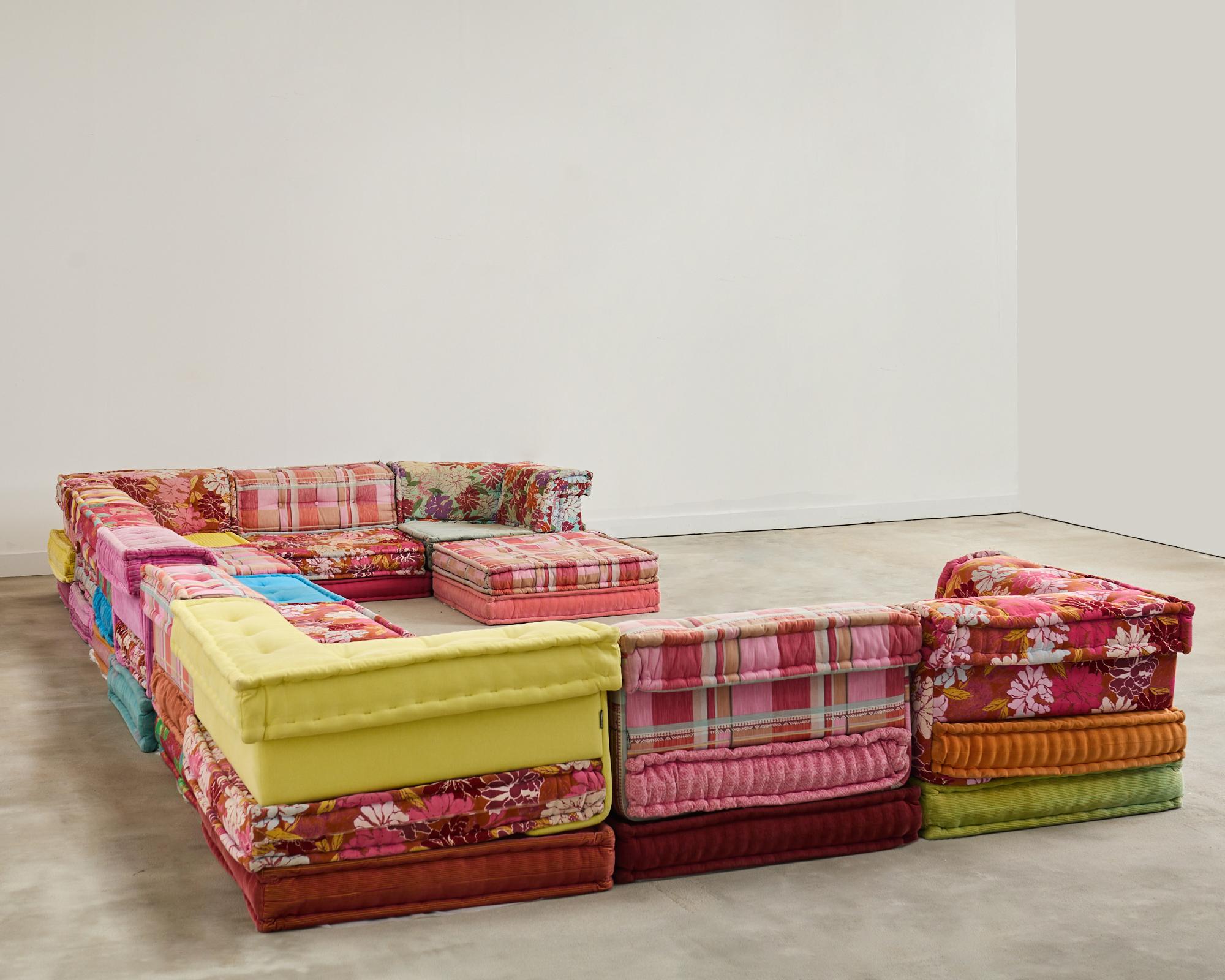 Mah Jong 34 Piece Kenzo Missoni Sofa de Hans Hopfer pour Roche Bobois en vente 7