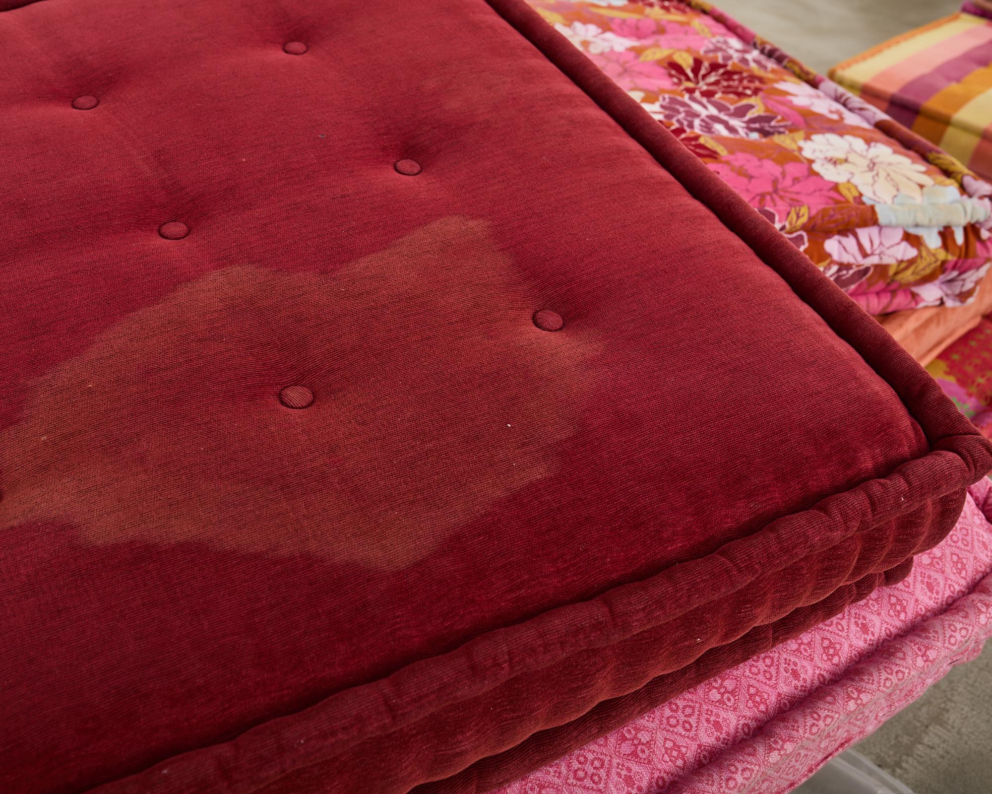 Mah Jong 34 Piece Kenzo Missoni Sofa de Hans Hopfer pour Roche Bobois en vente 11