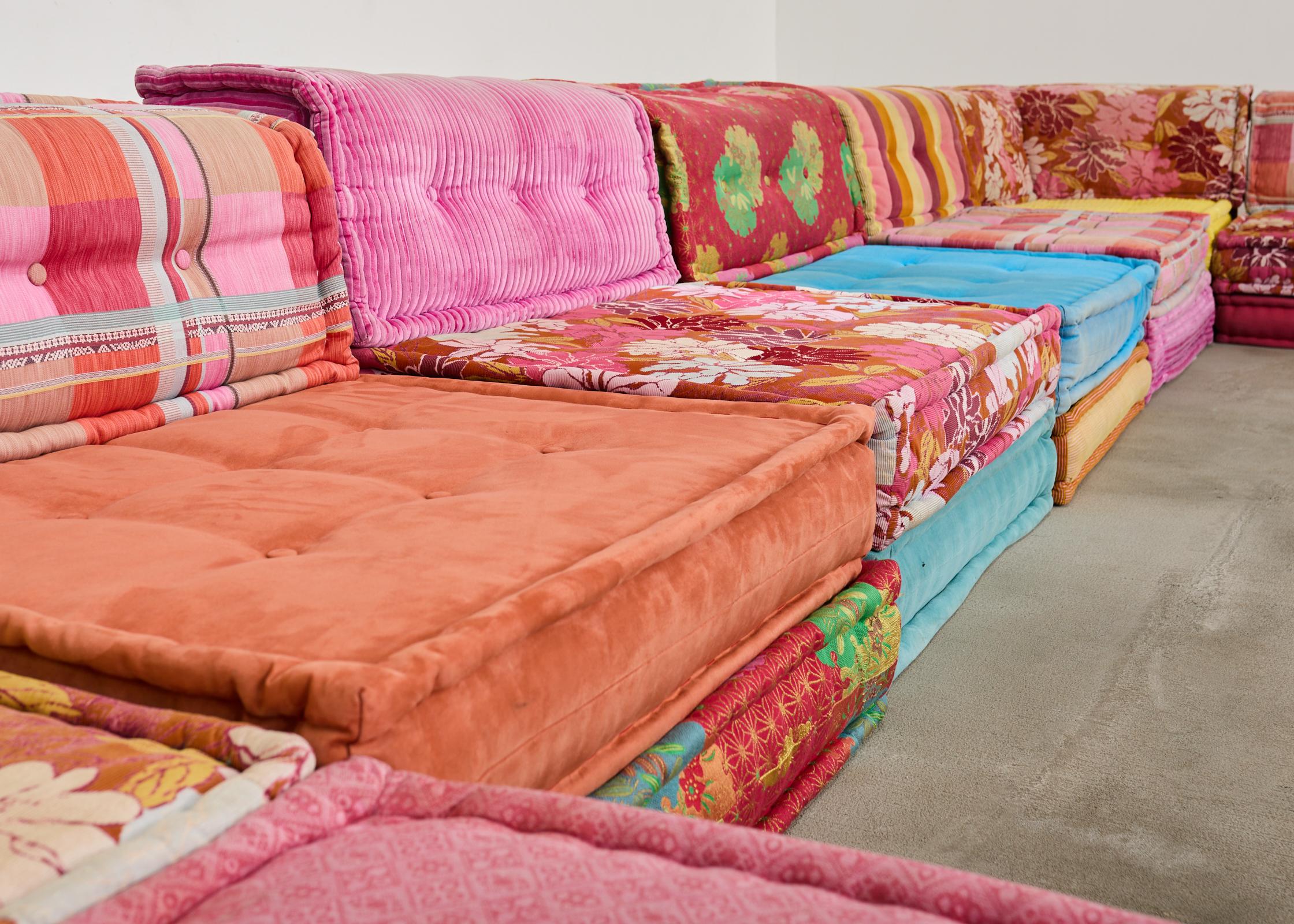 Mah Jong 34 Piece Kenzo Missoni Sofa de Hans Hopfer pour Roche Bobois en vente 1