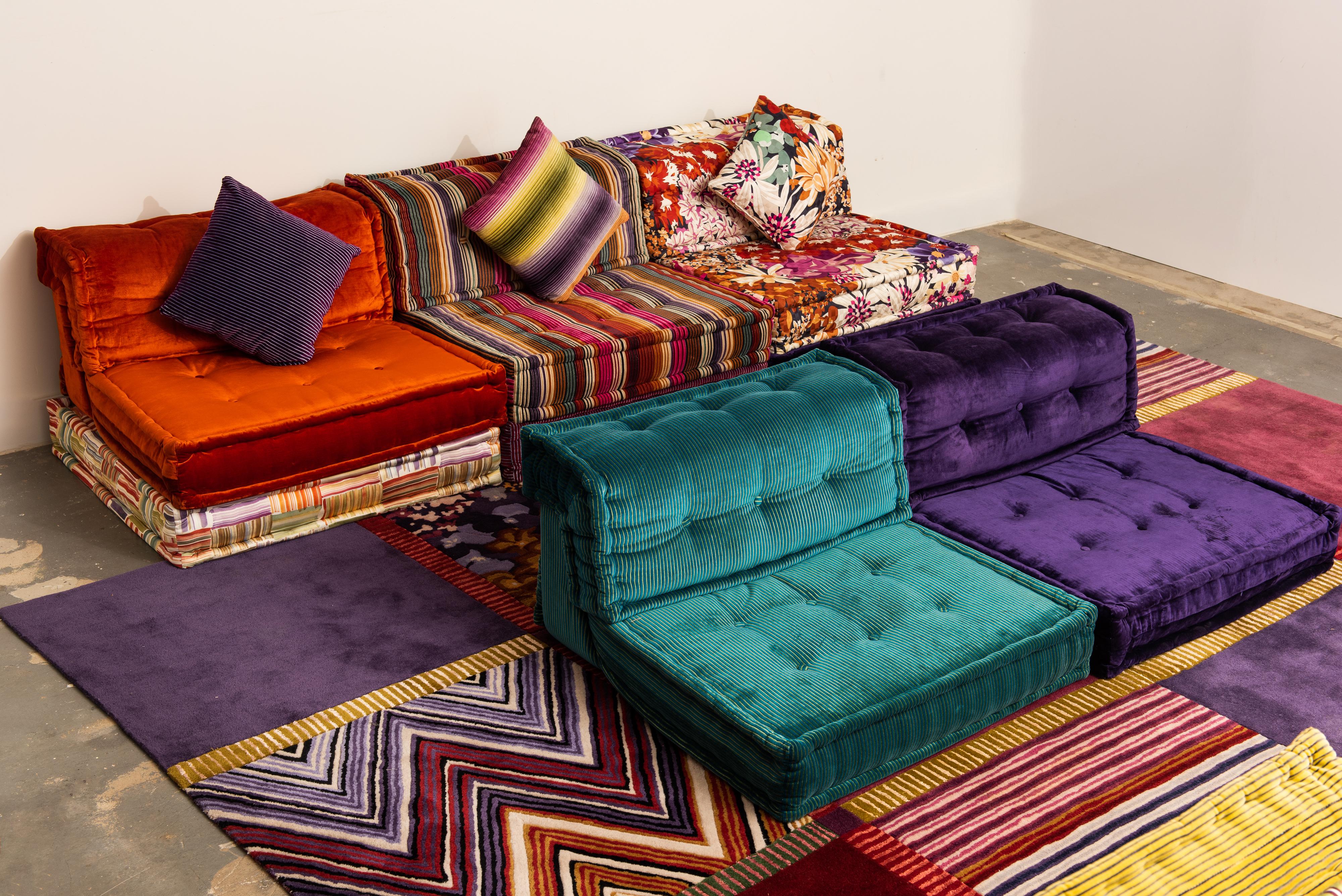 'Mah Jong' 35 Piece Living Room Set by Missoni for Roche Bobois France, Signed  3
