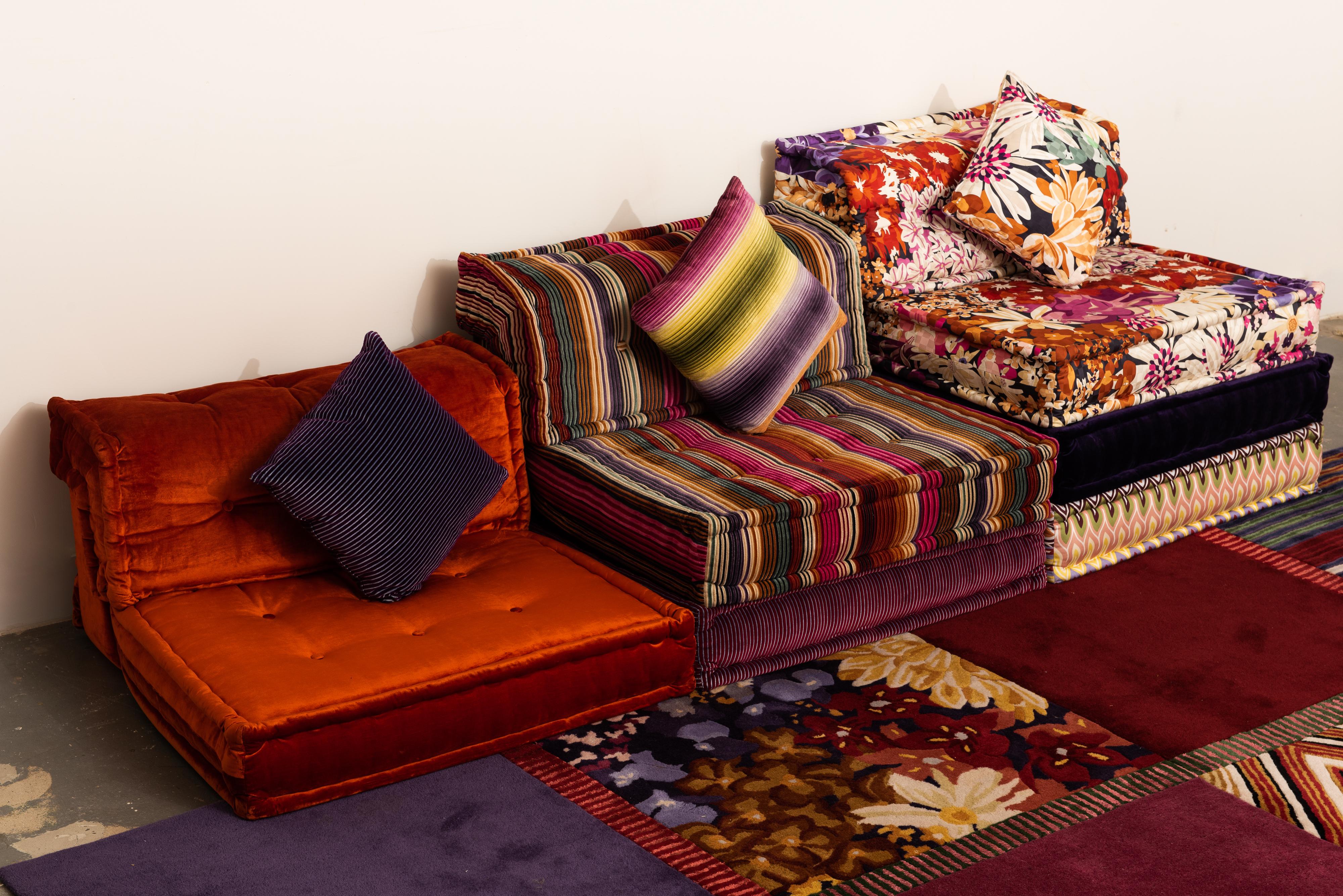 'Mah Jong' 35 Piece Living Room Set by Missoni for Roche Bobois France, Signed  7