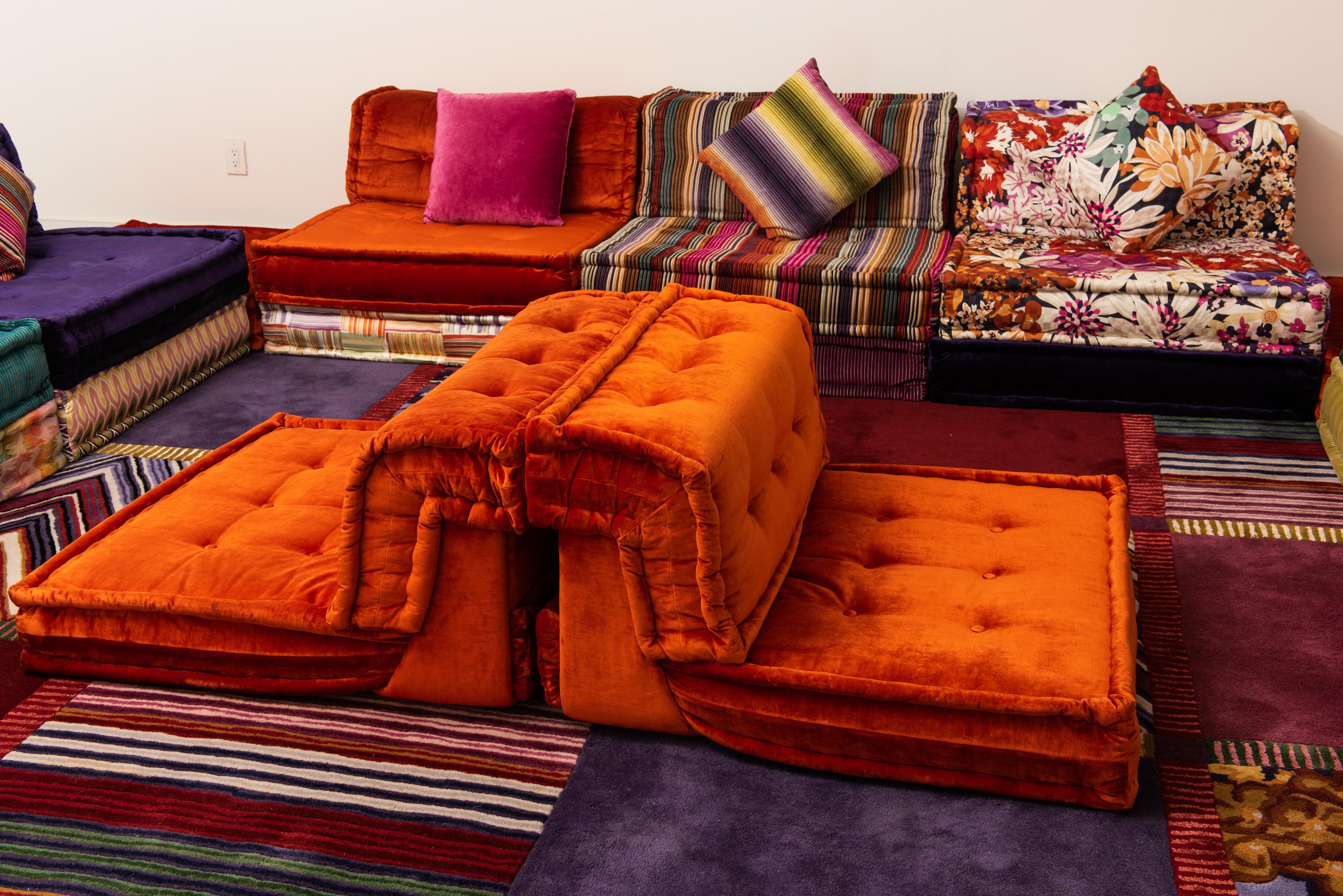 'Mah Jong' 35 Piece Living Room Set by Missoni for Roche Bobois France, Signed  9