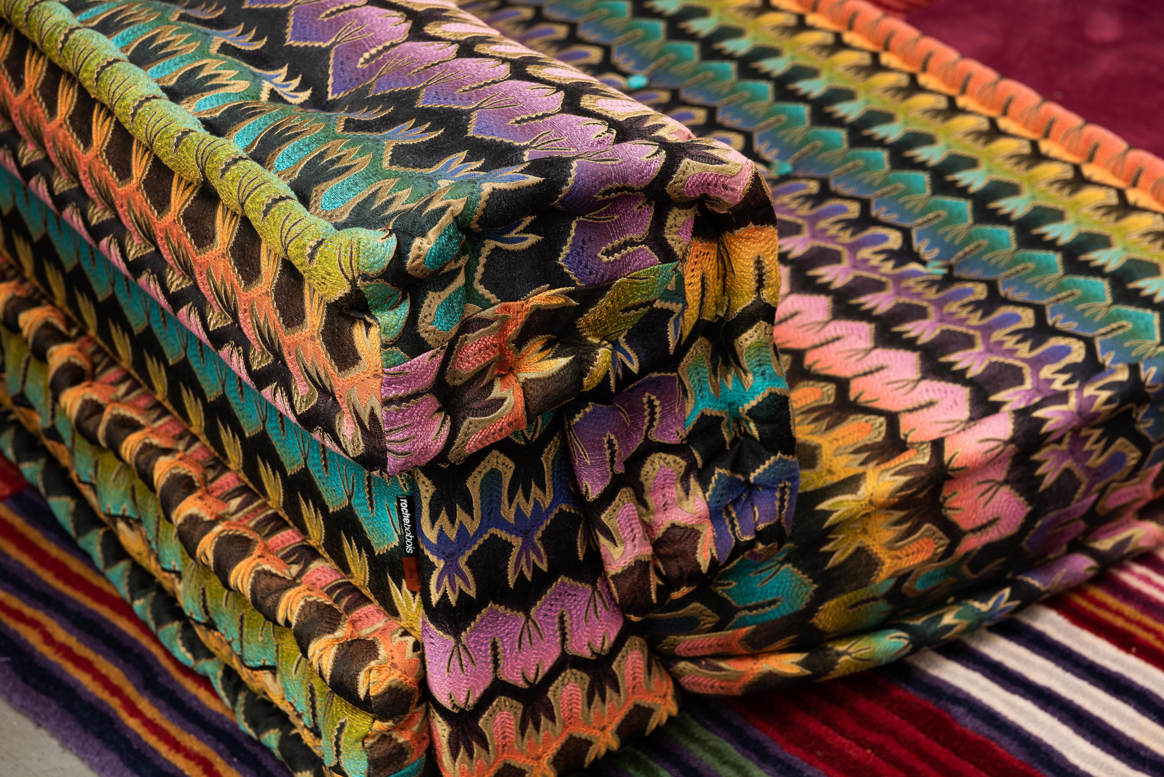 'Mah Jong' 35 Piece Living Room Set by Missoni for Roche Bobois France, Signed In Excellent Condition In Los Angeles, CA