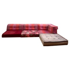 Mah Jong 7 Piece Living Room Set Upholstery by Kenzo, Made by Roche Bobois