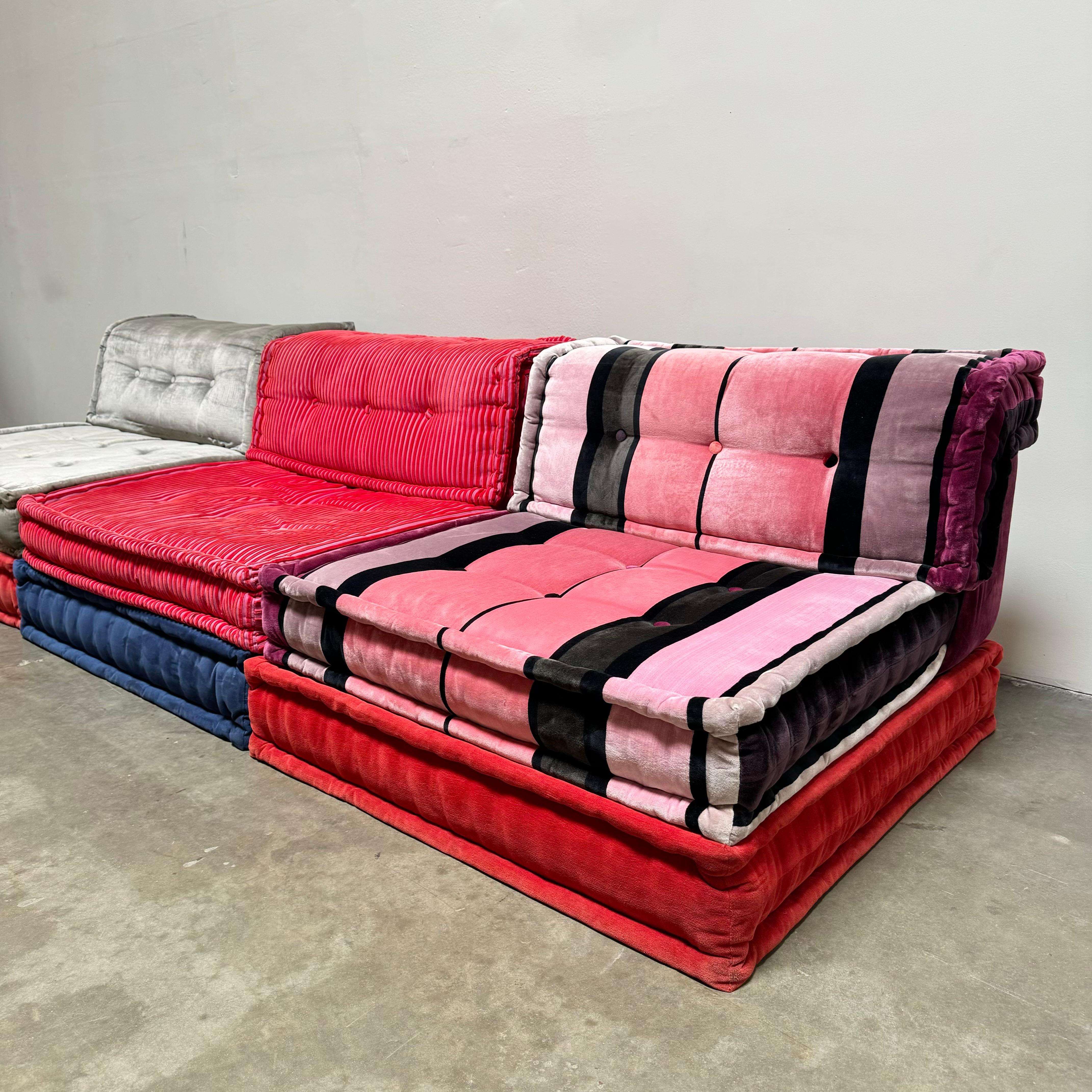 Sofá Mah Jong de 9 piezas de Hans Hopfer para Roche Bobois, Francia circa 2000 Siglo XXI y contemporáneo
