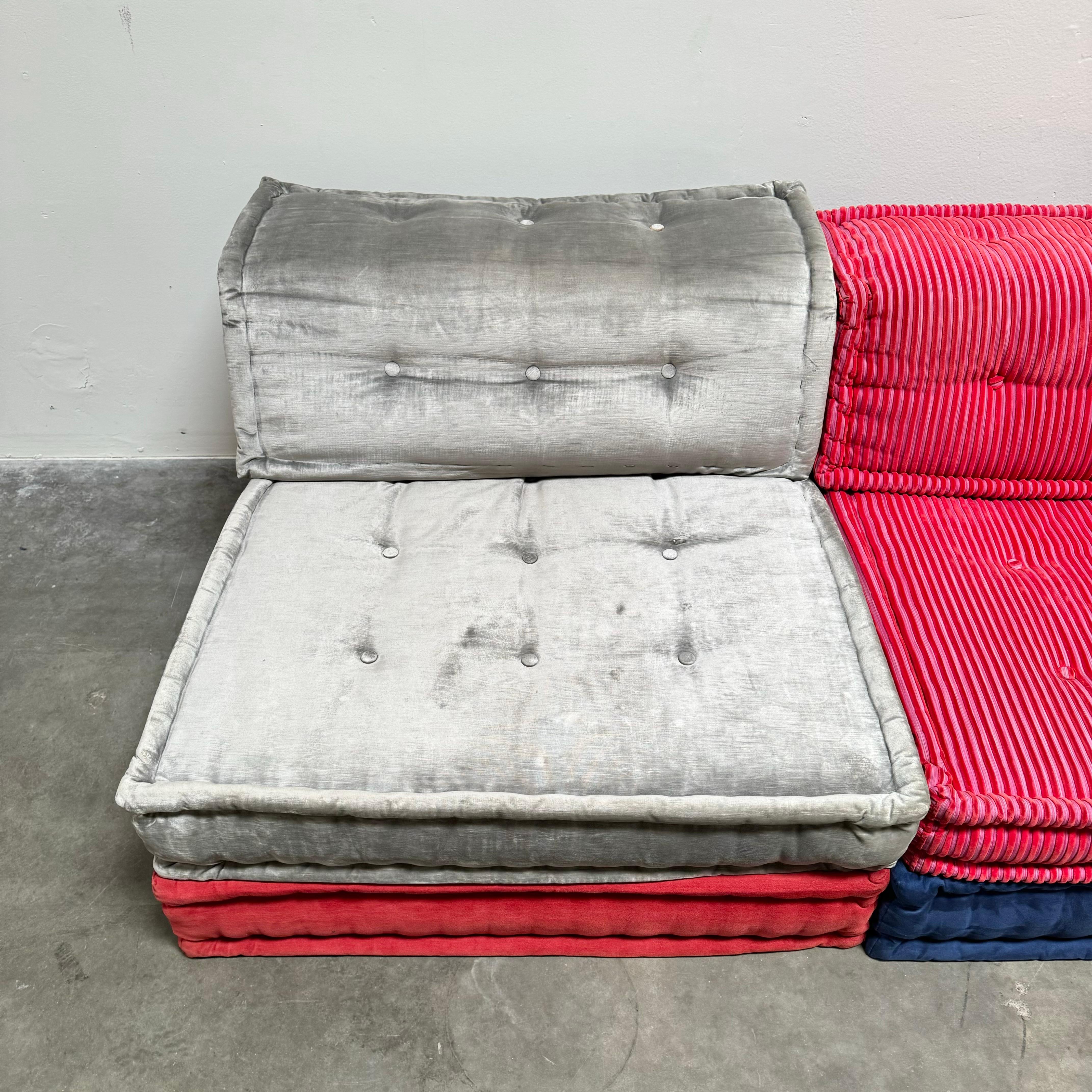 Sofá Mah Jong de 9 piezas de Hans Hopfer para Roche Bobois, Francia circa 2000 1