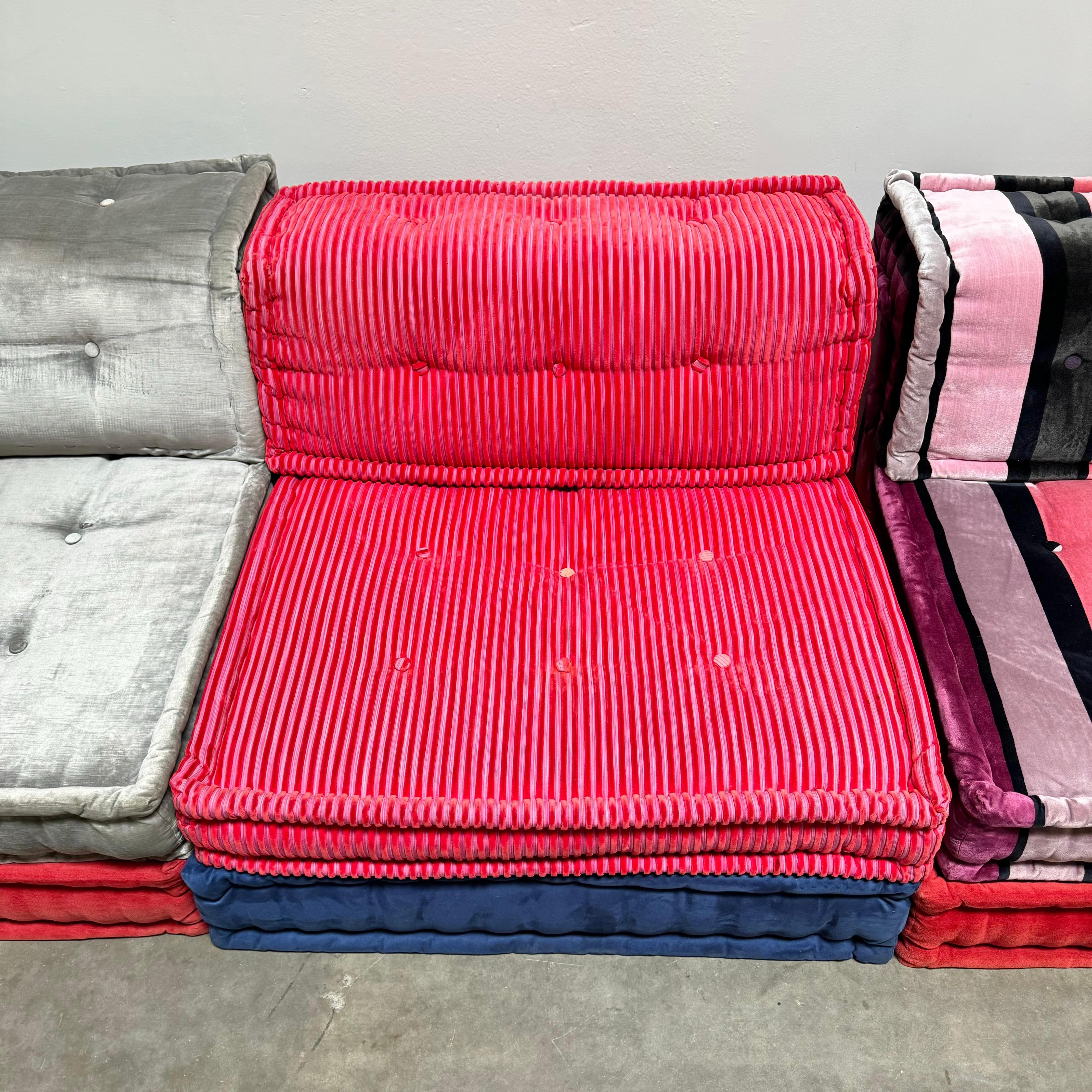 Sofá Mah Jong de 9 piezas de Hans Hopfer para Roche Bobois, Francia circa 2000 2