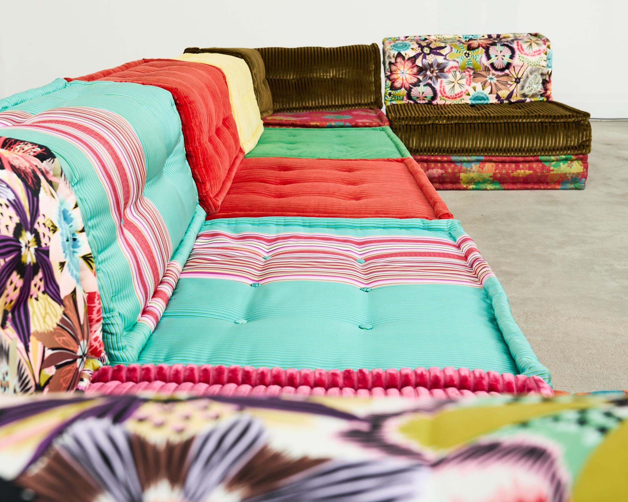 Mah Jong Hans Hopfer for Roche Bobois Kenzo Missoni 21 Piece Sofa 2