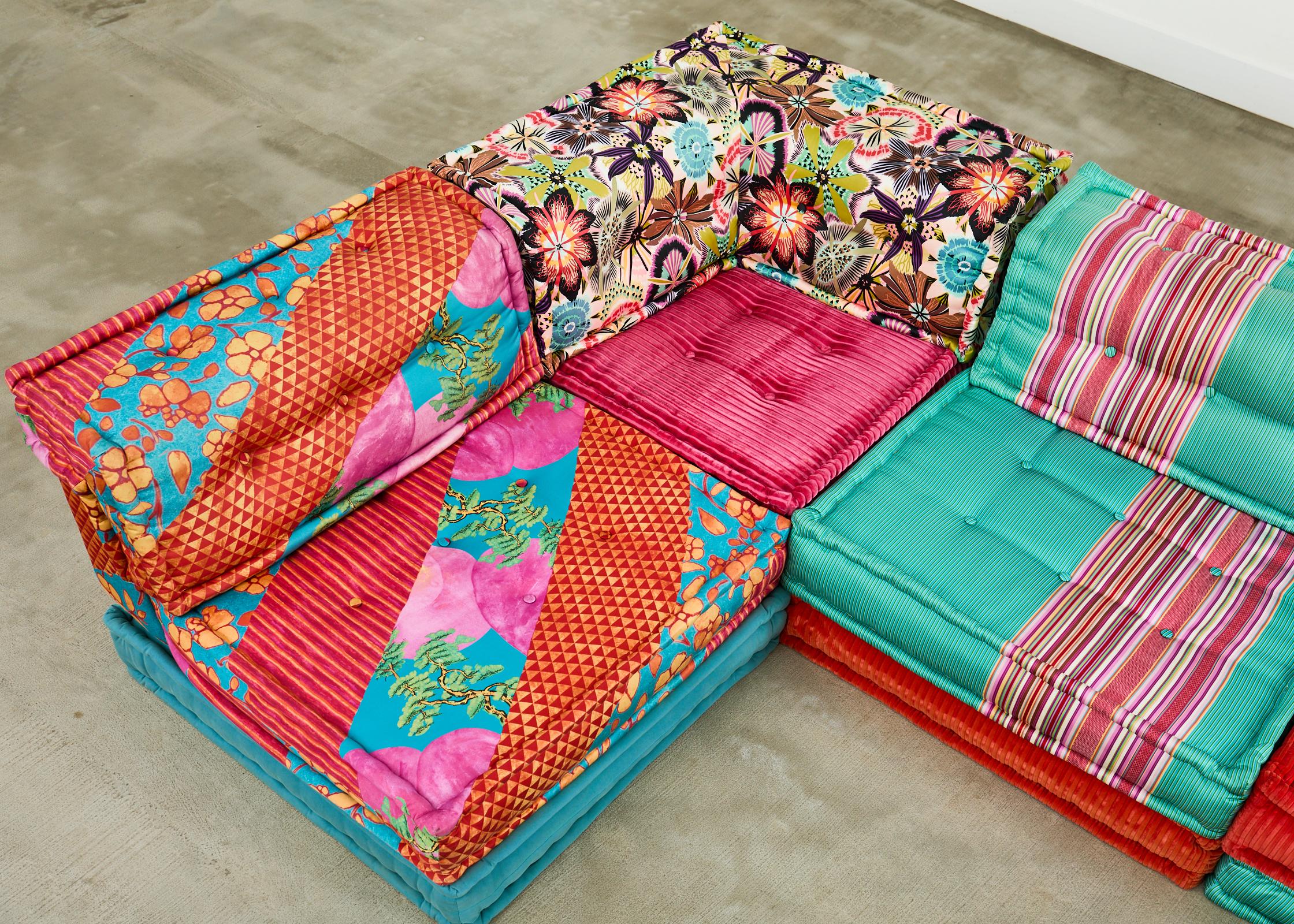 Mah Jong Hans Hopfer for Roche Bobois Kenzo Missoni 21 Piece Sofa 6
