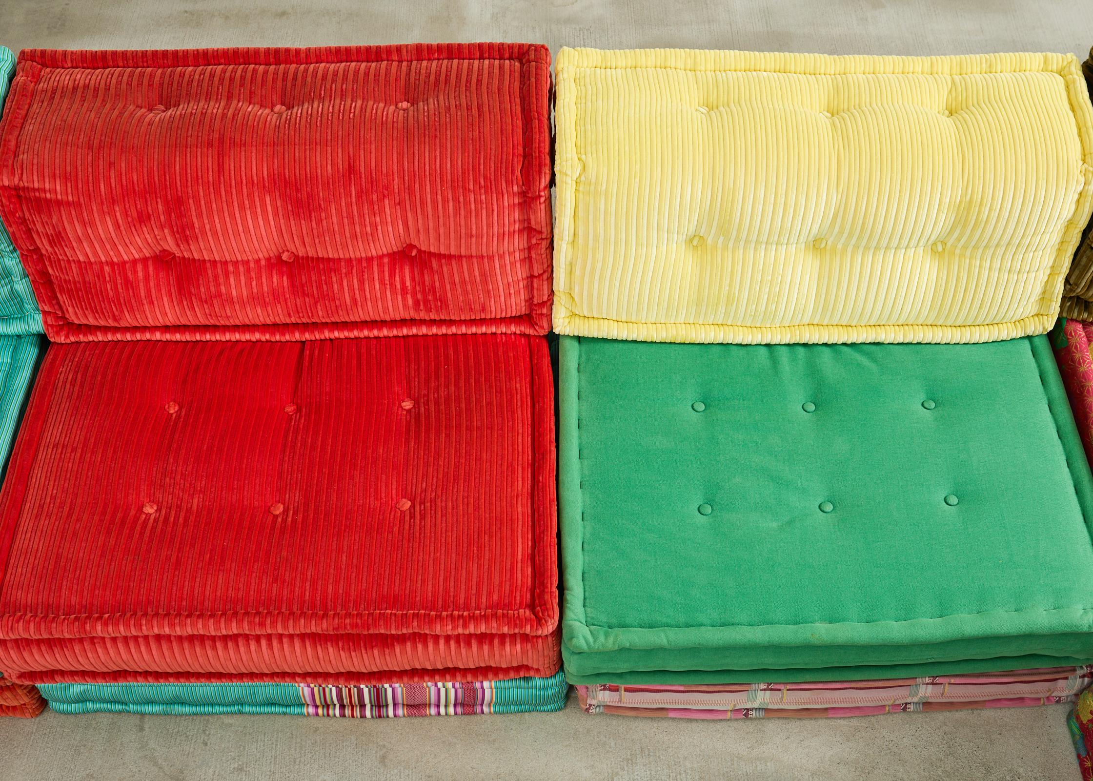 Mah Jong Hans Hopfer for Roche Bobois Kenzo Missoni 21 Piece Sofa 8