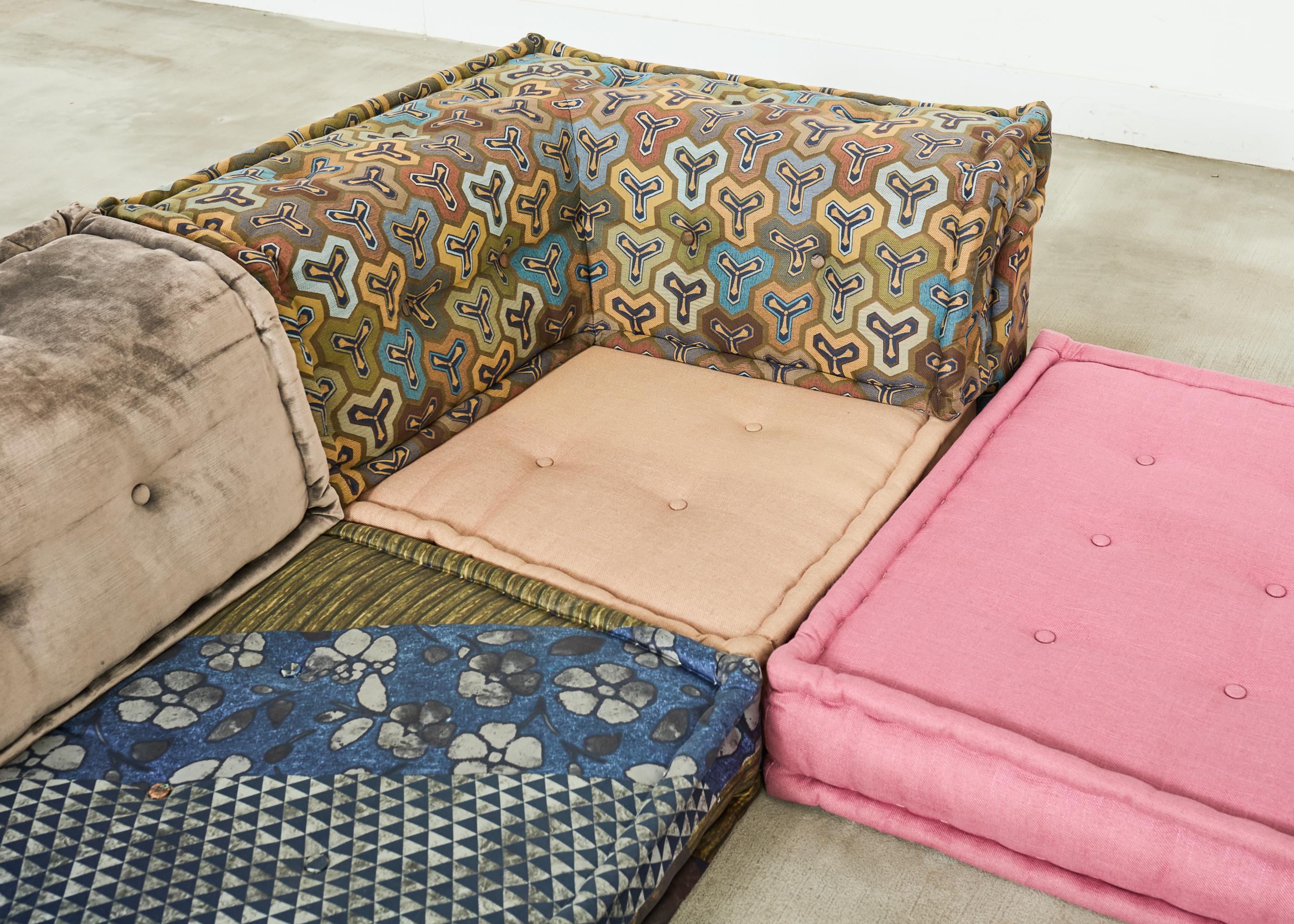 Mah Jong Kenzo Missoni Sofá seccional Hans Hopfer para Roche Bobois 2015 en venta 2