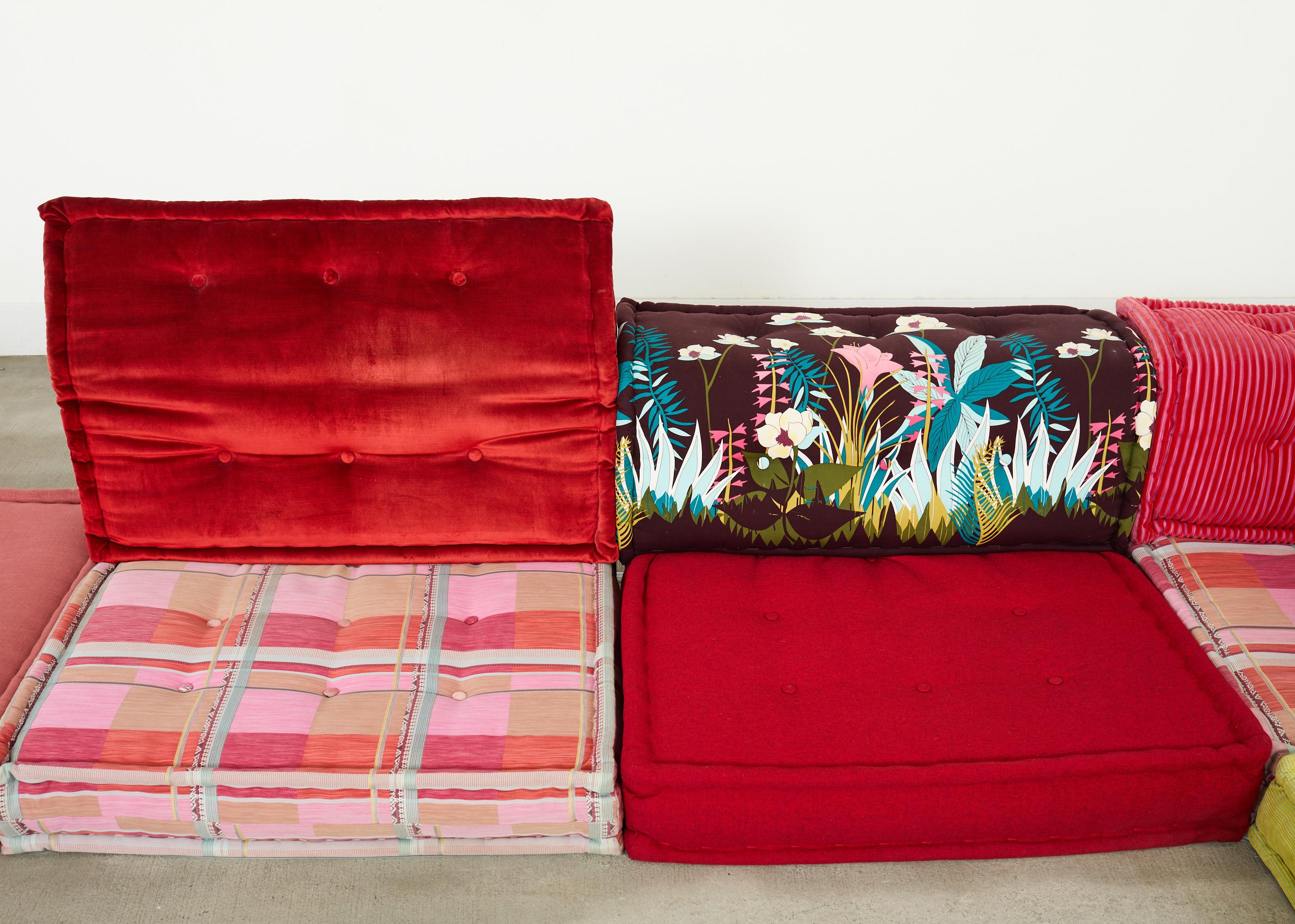 Mah Jong Kenzo Missoni Sectional Sofa Hans Hopfer for Roche Bobois 2015 im Angebot 4