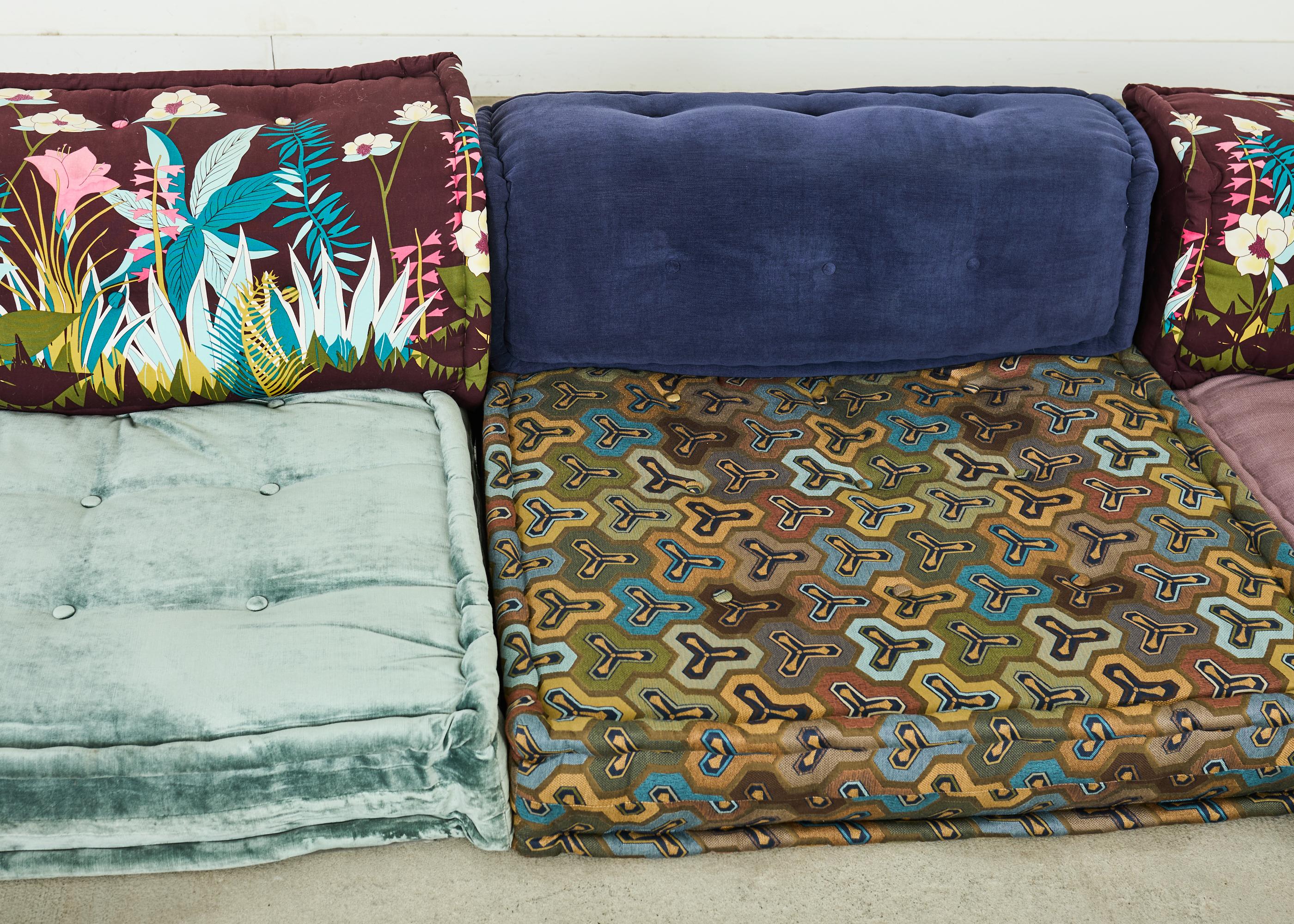 Mah Jong Kenzo Missoni Sofá seccional Hans Hopfer para Roche Bobois 2015 en venta 4