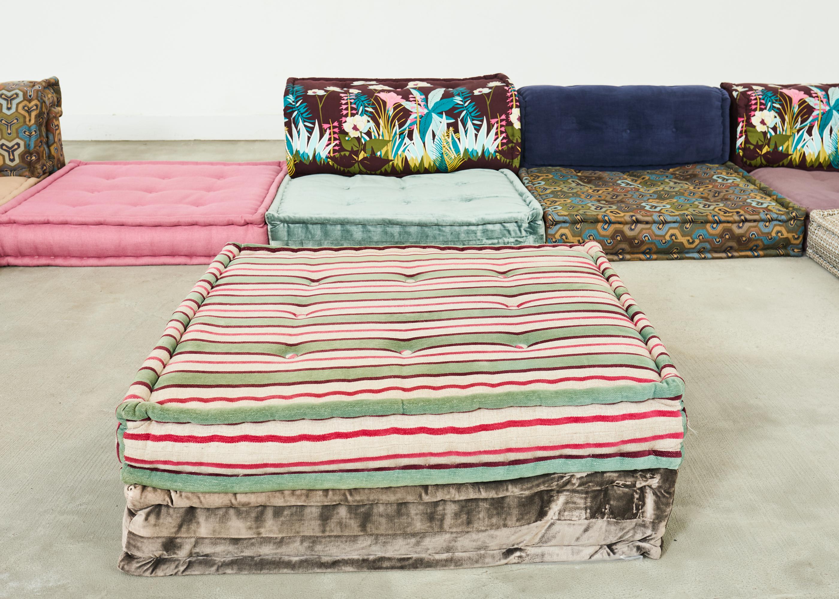Mah Jong Kenzo Missoni Sofá seccional Hans Hopfer para Roche Bobois 2015 en venta 7