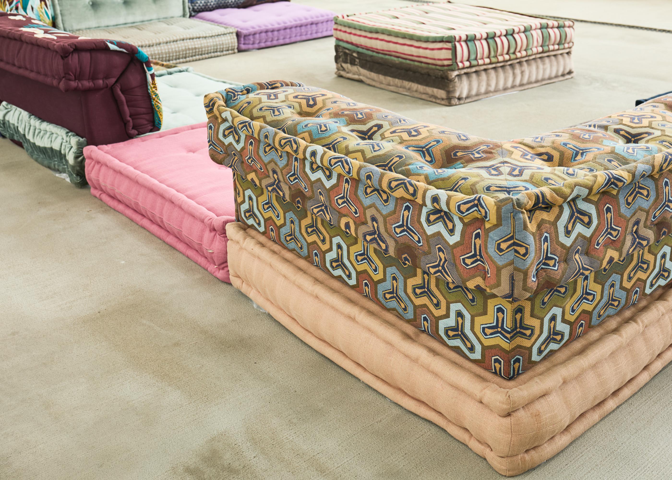 Mah Jong Kenzo Missoni Sofá seccional Hans Hopfer para Roche Bobois 2015 en venta 12