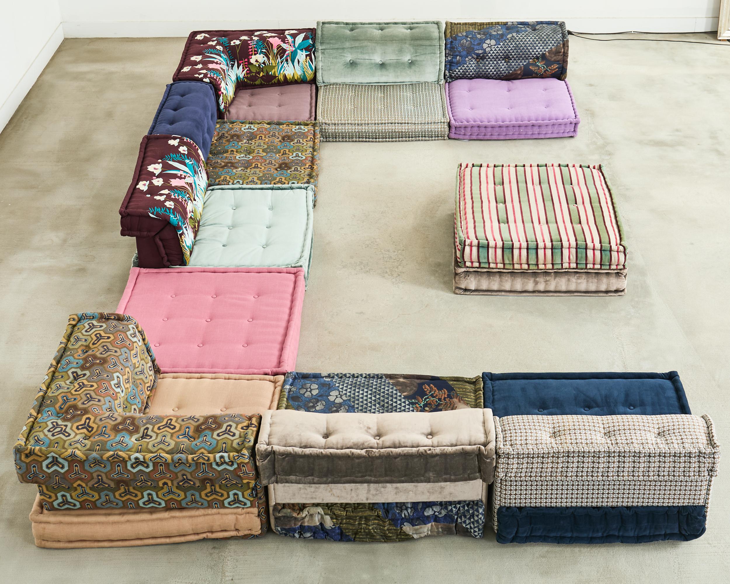 Mah Jong Kenzo Missoni Sofá seccional Hans Hopfer para Roche Bobois 2015 Moderno de mediados de siglo en venta