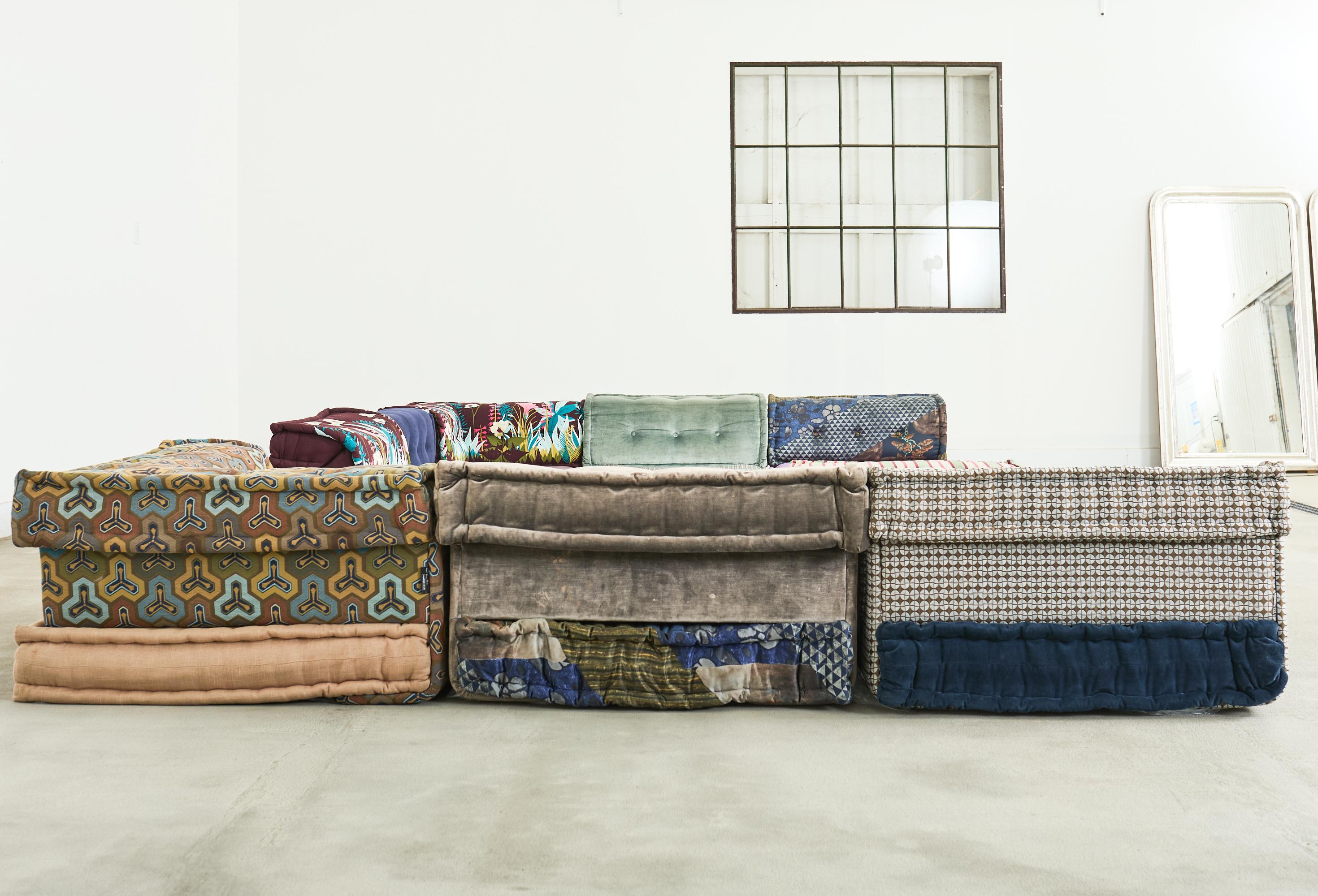 Mah Jong Kenzo Missoni Sofá seccional Hans Hopfer para Roche Bobois 2015 Italiano en venta