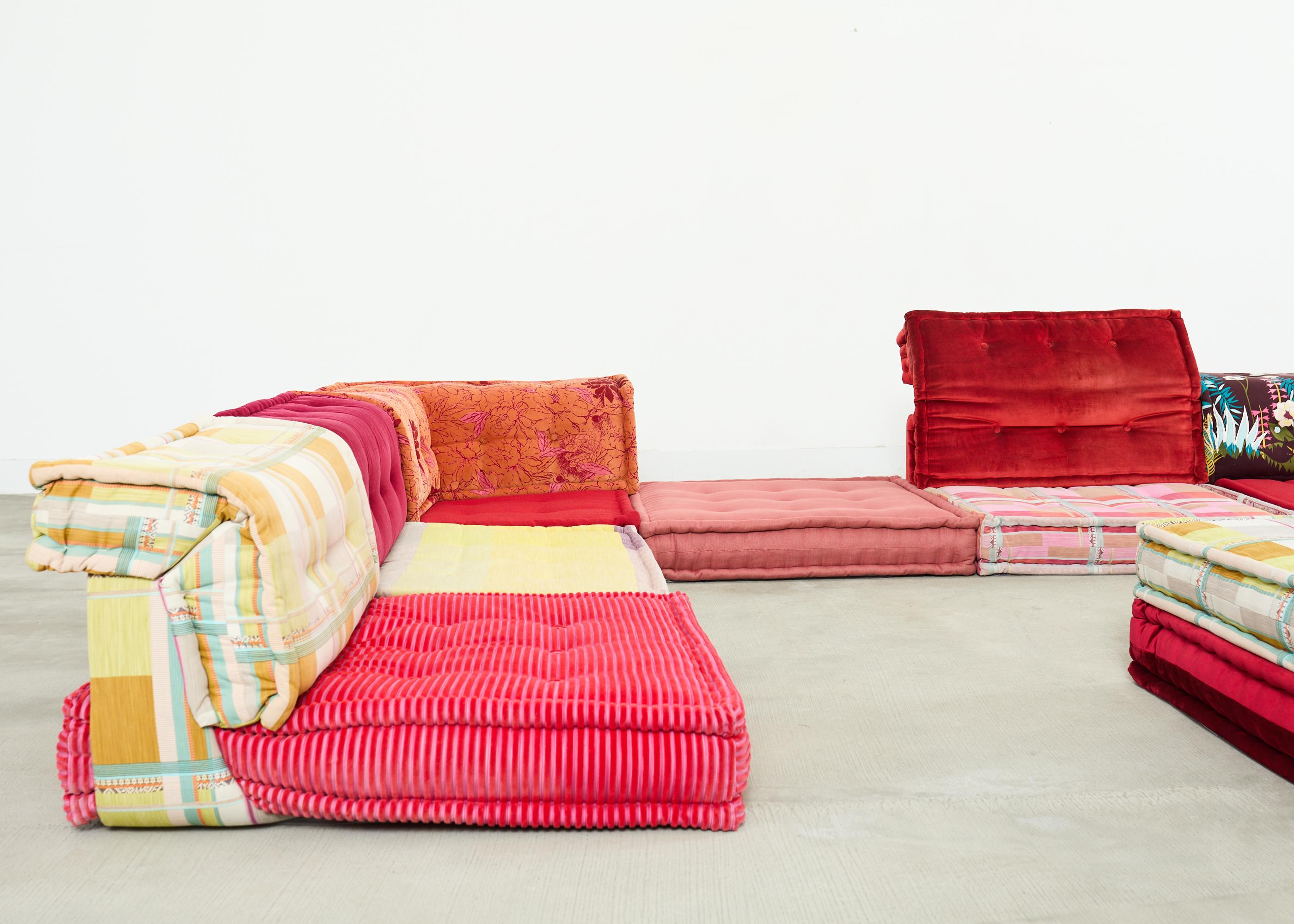 Mah Jong Kenzo Missoni Sectional Sofa Hans Hopfer for Roche Bobois 2015 (Handgefertigt) im Angebot