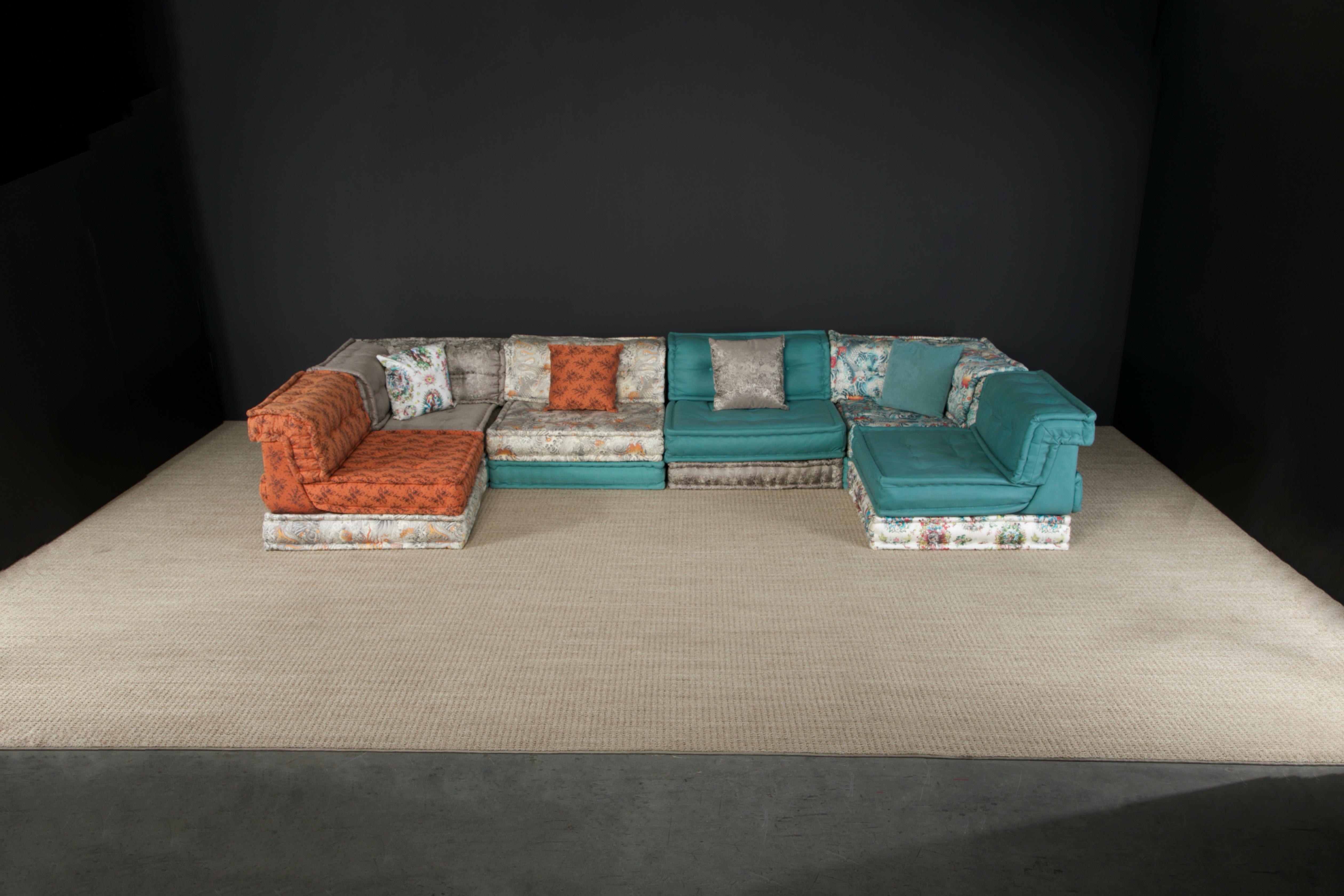 This large 22-piece living room set designed by Hans Hopfer for Roche Bobois, is called the 