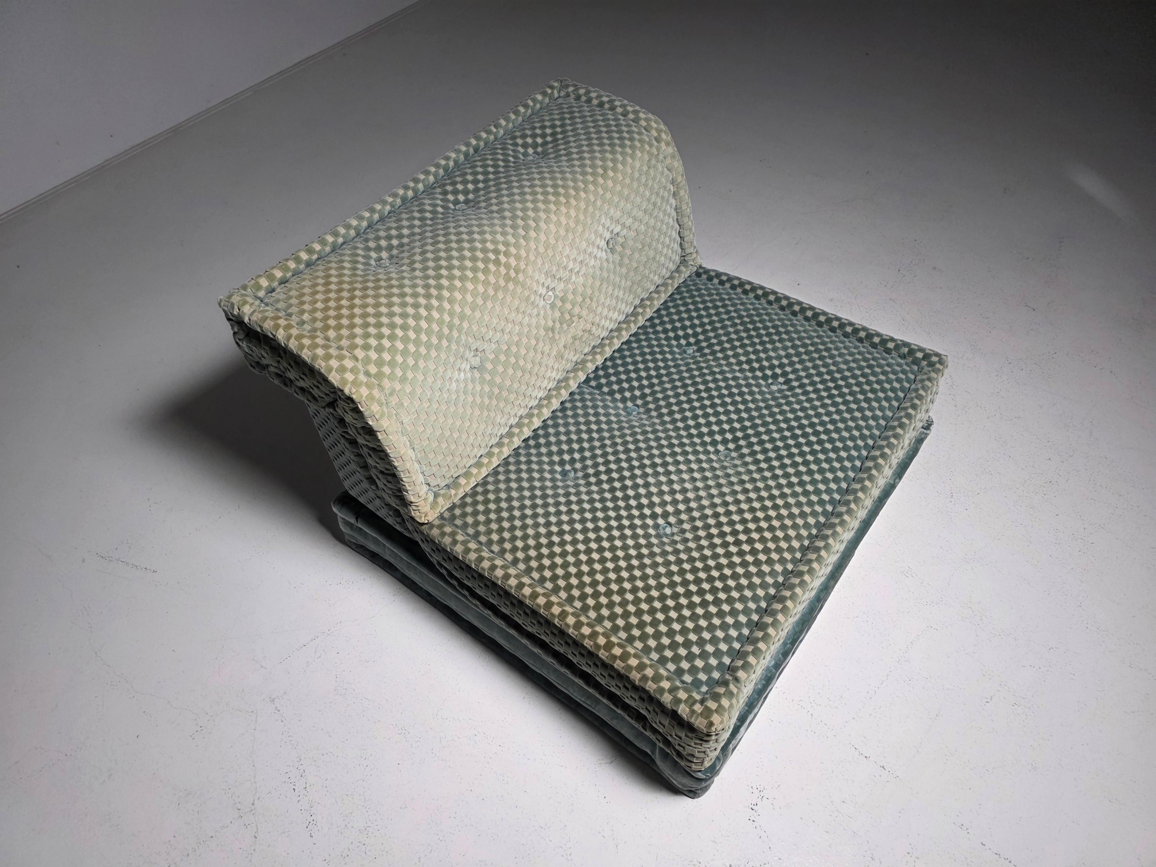 Mah Jong Sessel aus Missooni Stoff, Roche Bobois im Angebot 4