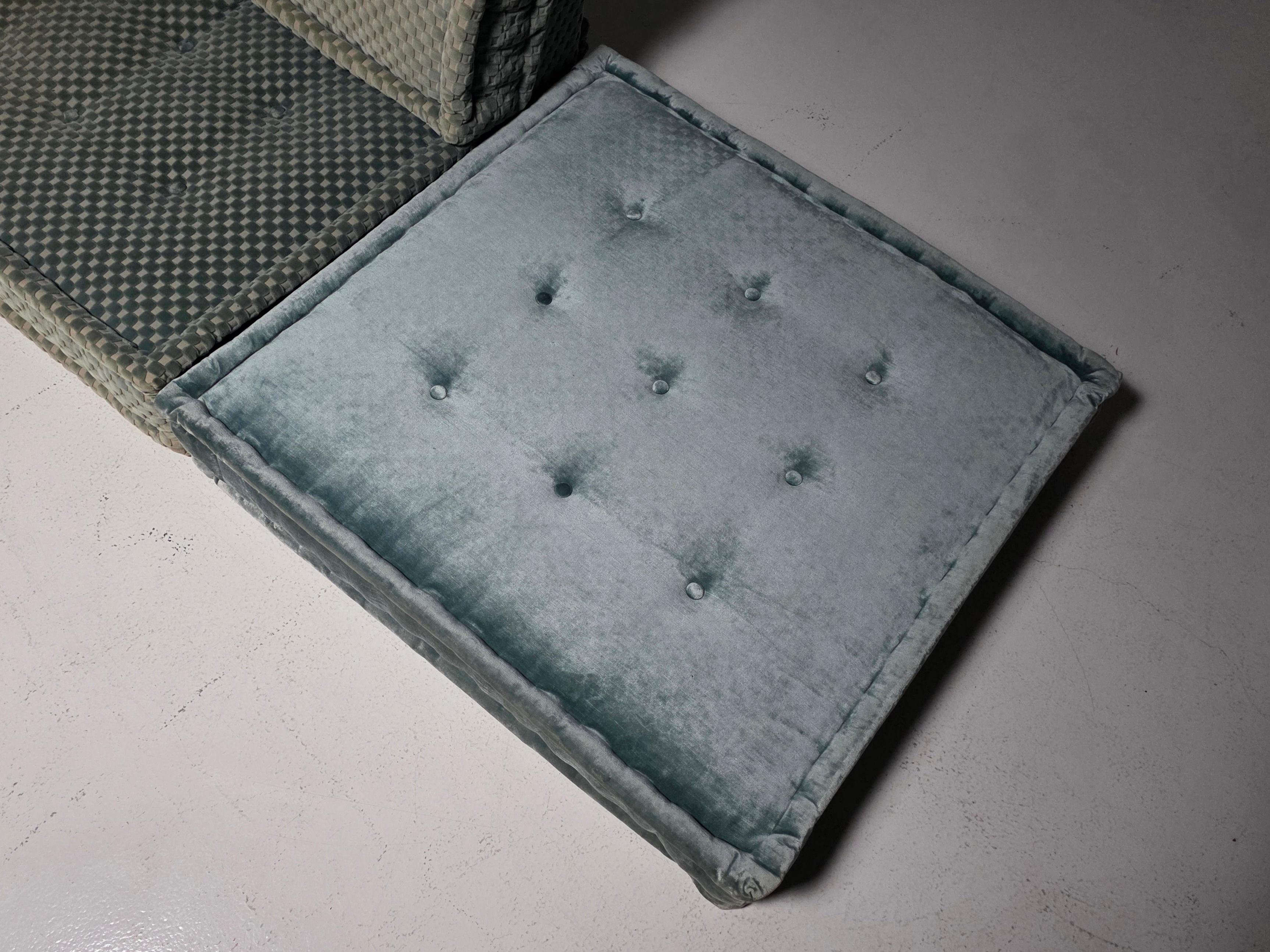 Mah Jong Sessel aus Missooni Stoff, Roche Bobois im Angebot 6