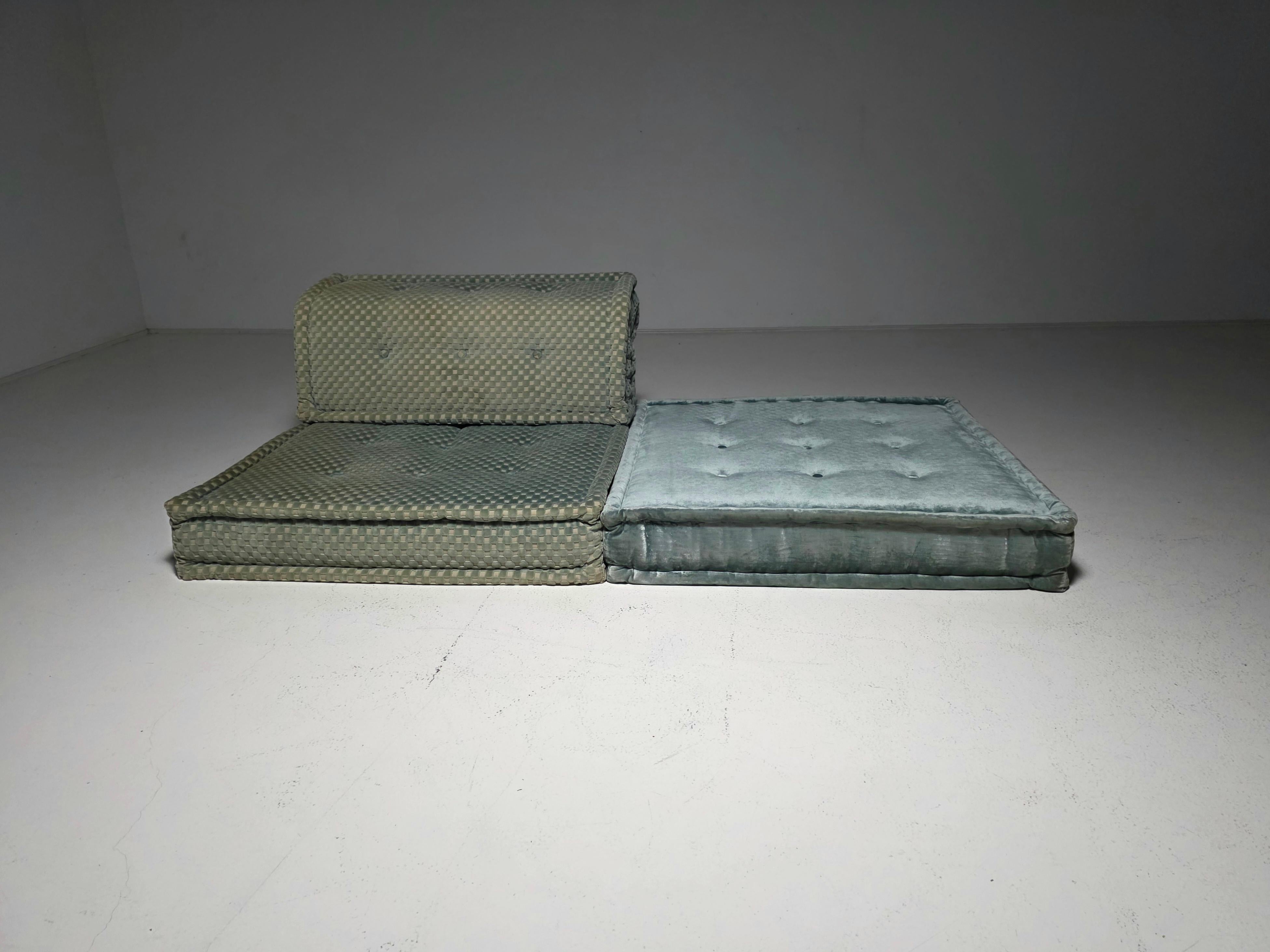 Mah Jong Sessel aus Missooni Stoff, Roche Bobois (Baumwolle) im Angebot