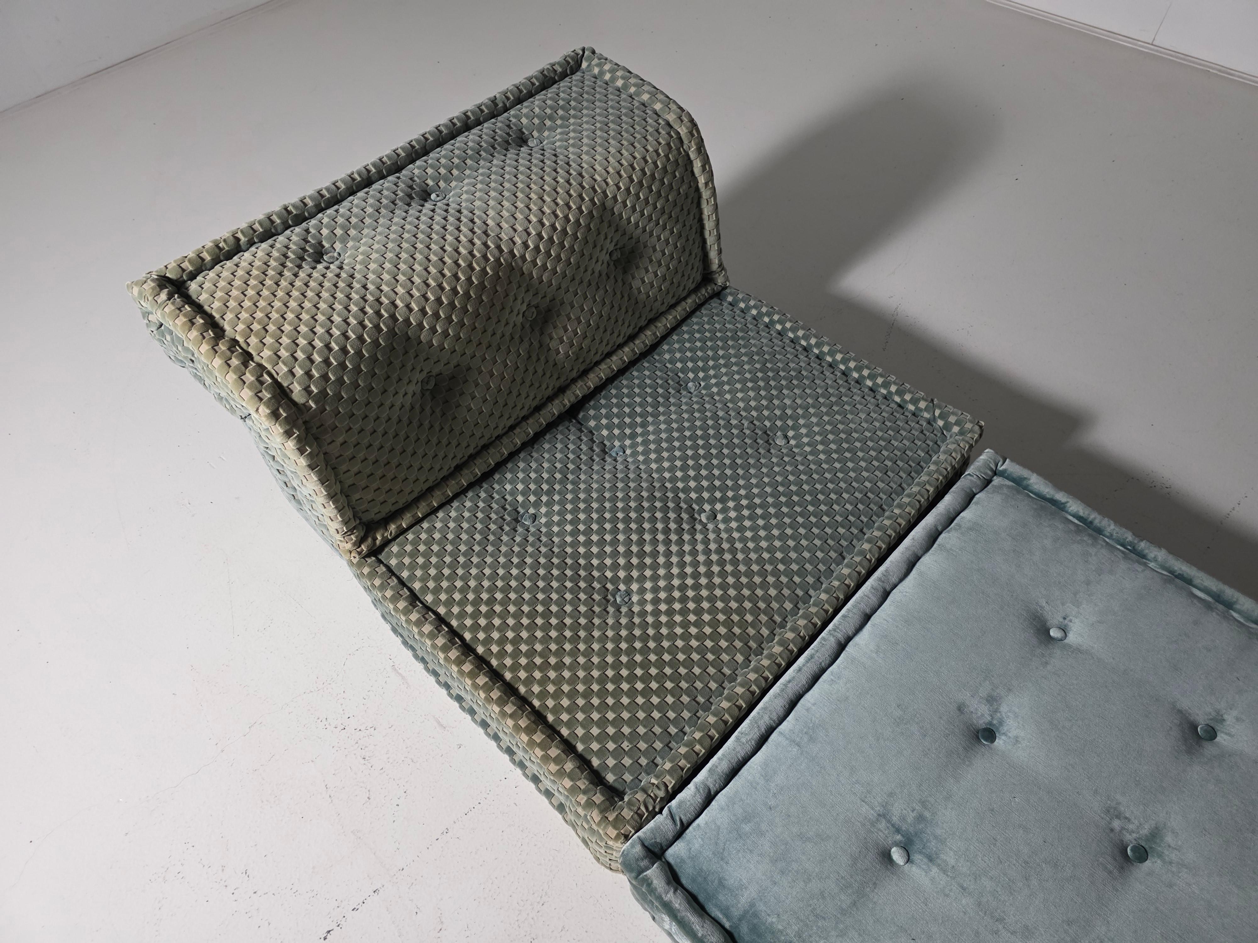 Mah Jong Sessel aus Missooni Stoff, Roche Bobois im Angebot 1