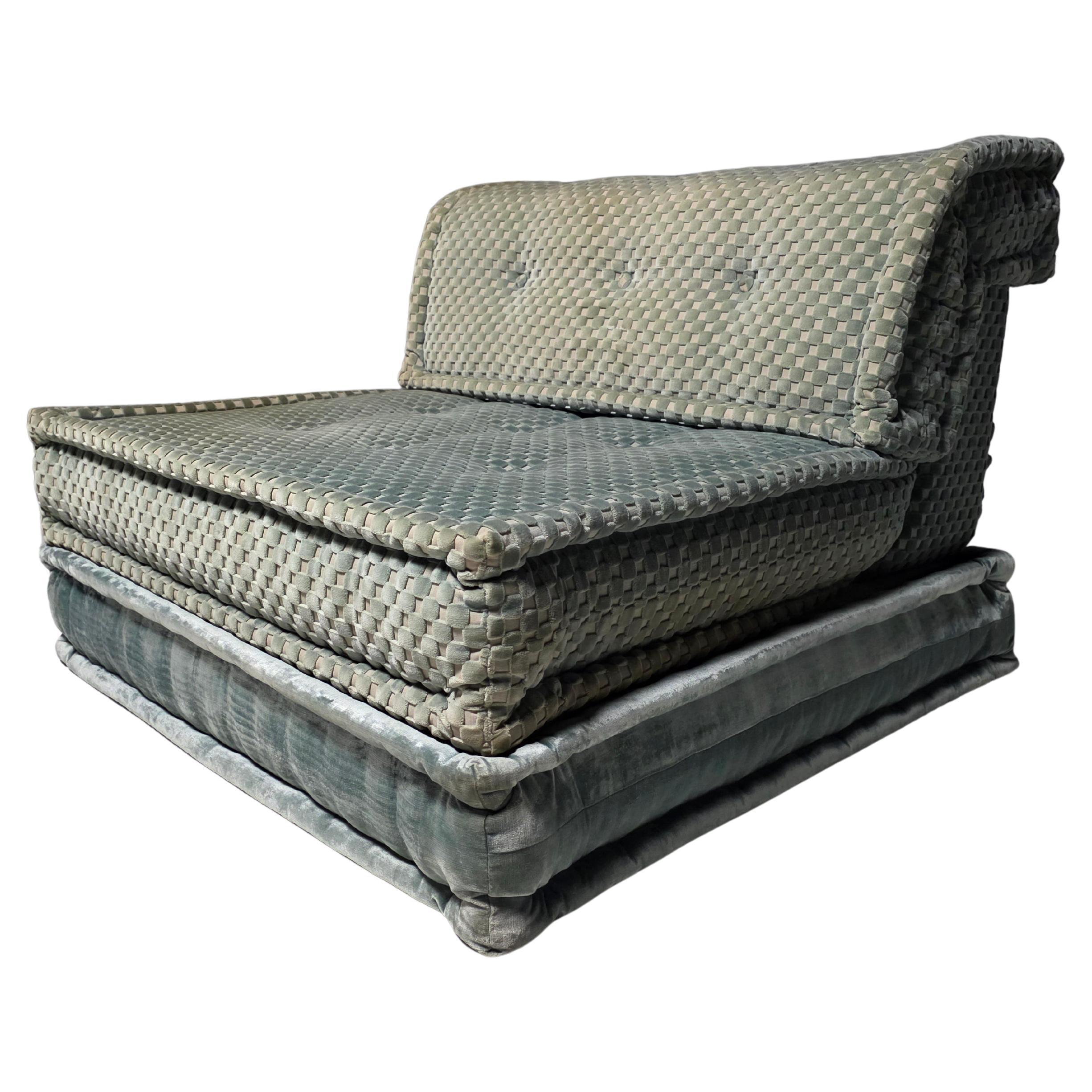 Mah Jong Sessel aus Missooni Stoff, Roche Bobois