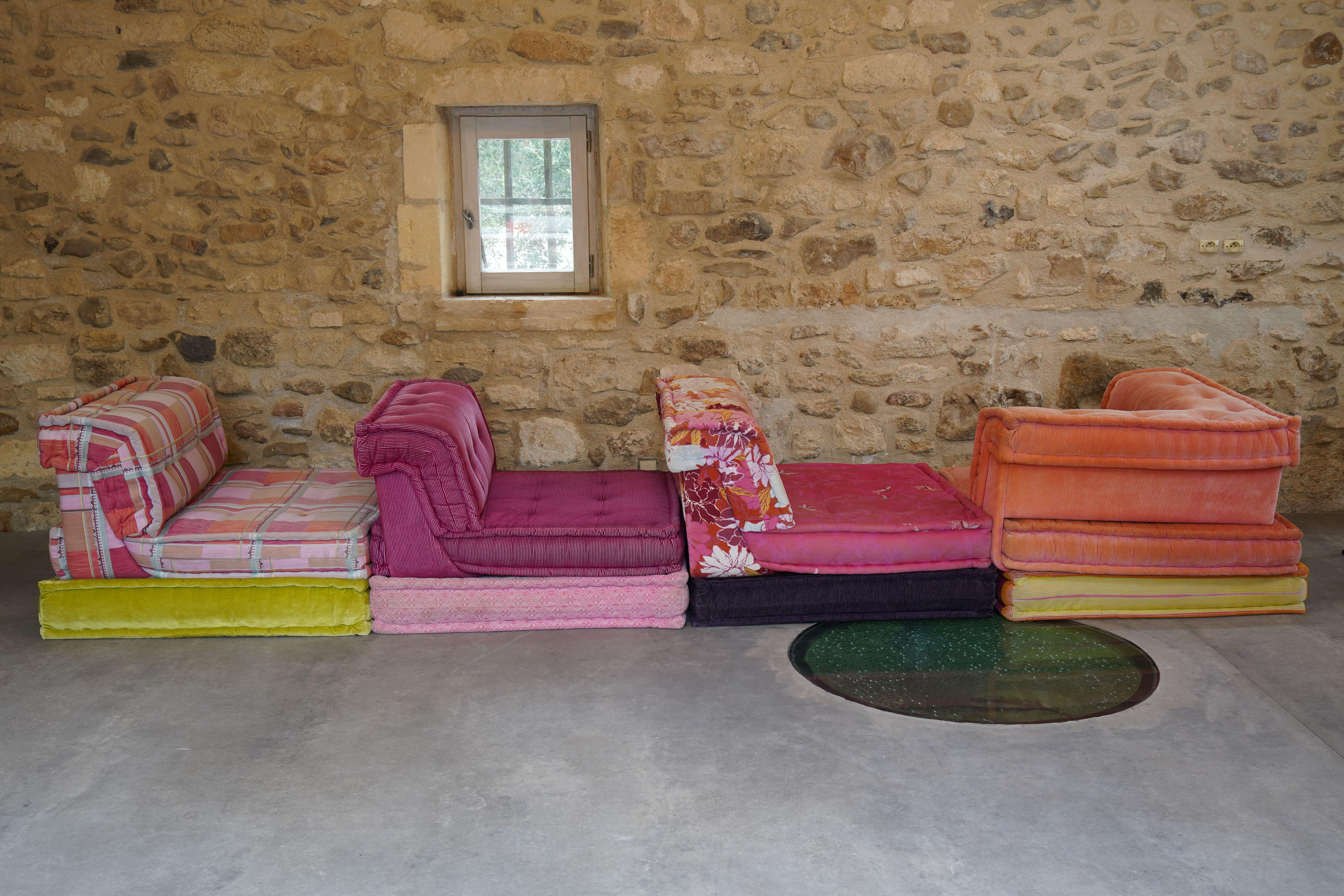 Fabric Mah Jong Modular Sofa by Hans Hopfer for Roche Bobois, France 2010 For Sale