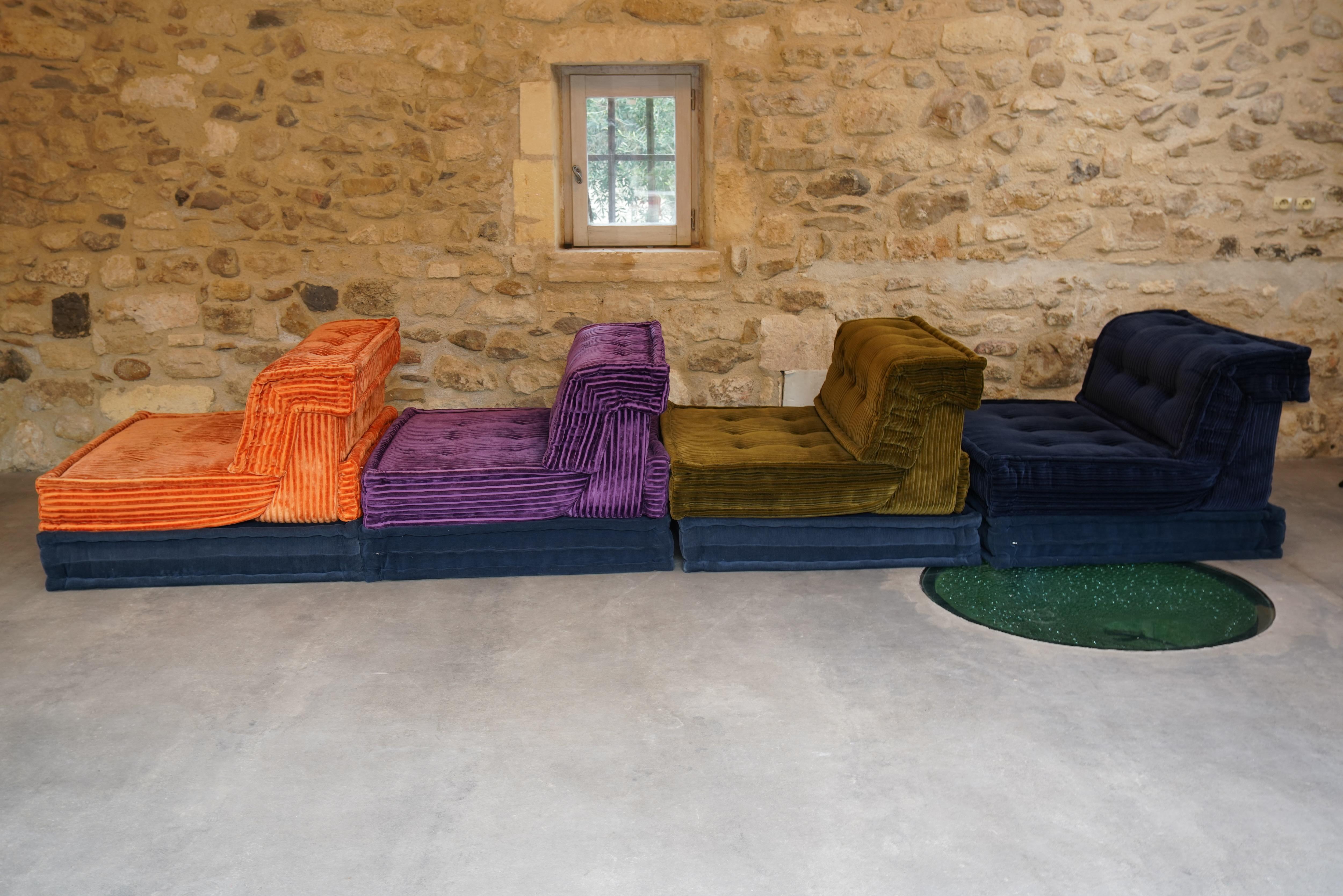 Modulares Maha Jong-Sofa von Hans Hopfer für Roche Bobois, um 2010 (Moderne der Mitte des Jahrhunderts)