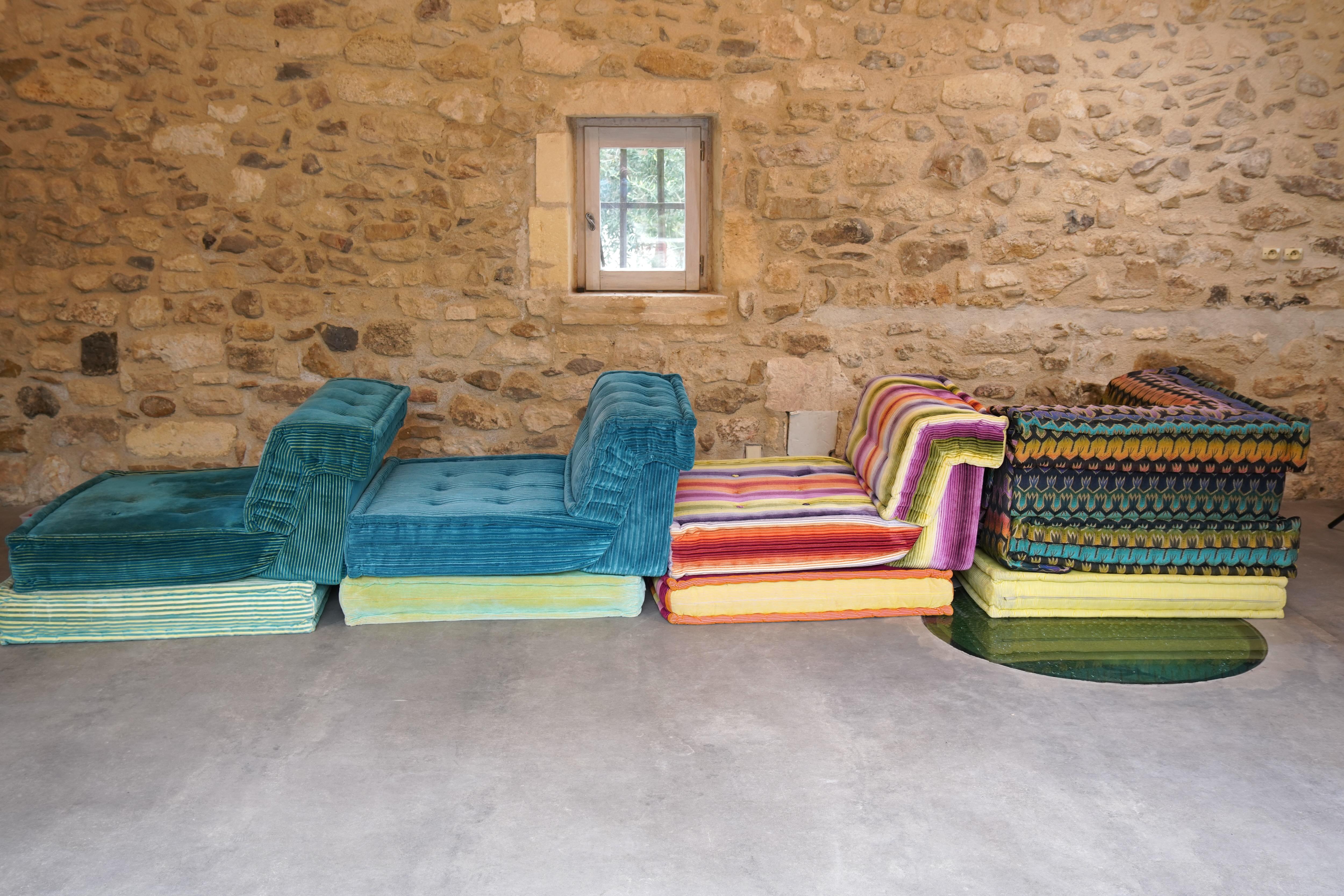 Mid-Century Modern Mah Jong Modular Sofa by Hans Hopfer for Roche Bobois, France circa 2010