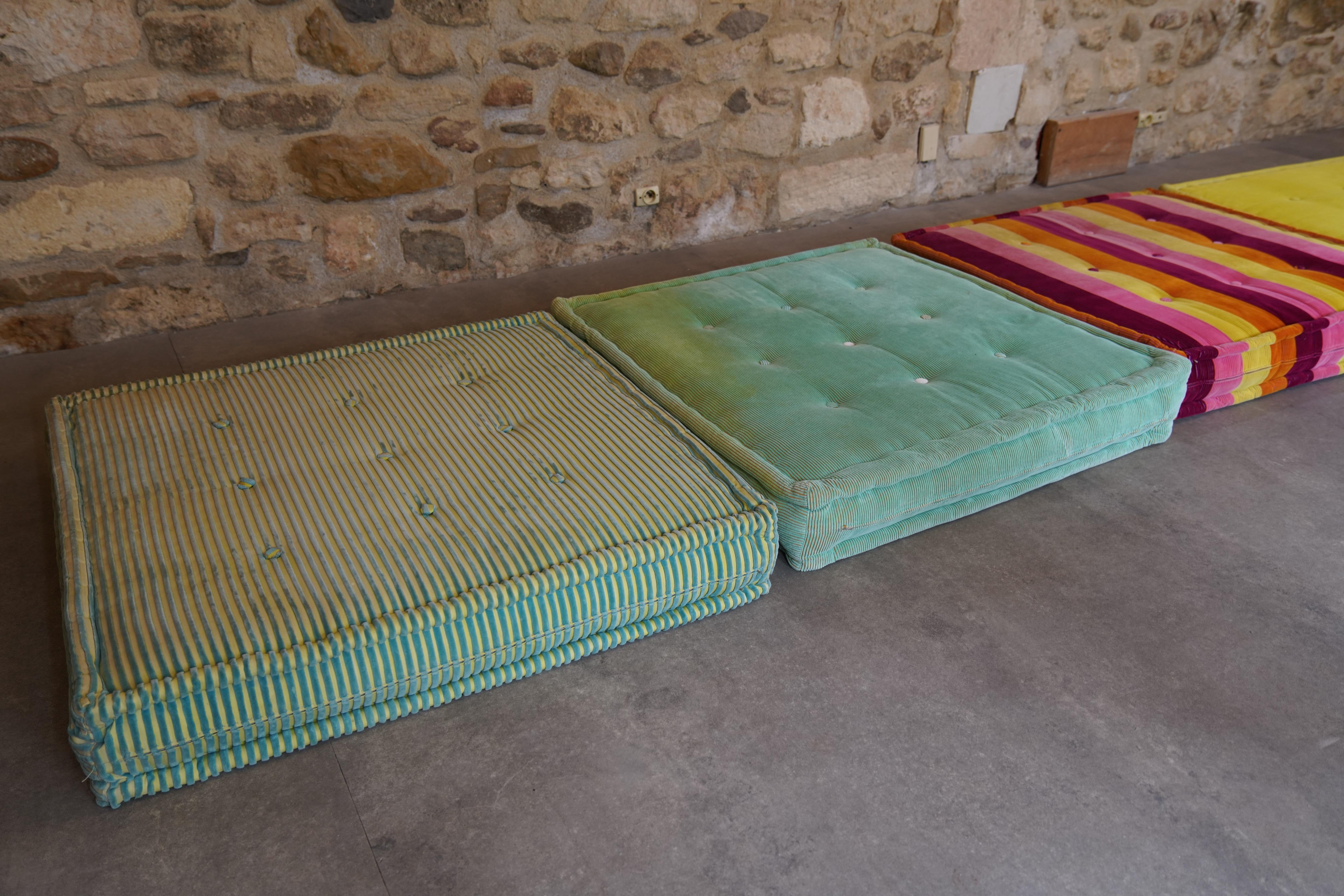 Fabric Mah Jong Modular Sofa by Hans Hopfer for Roche Bobois, France circa 2010