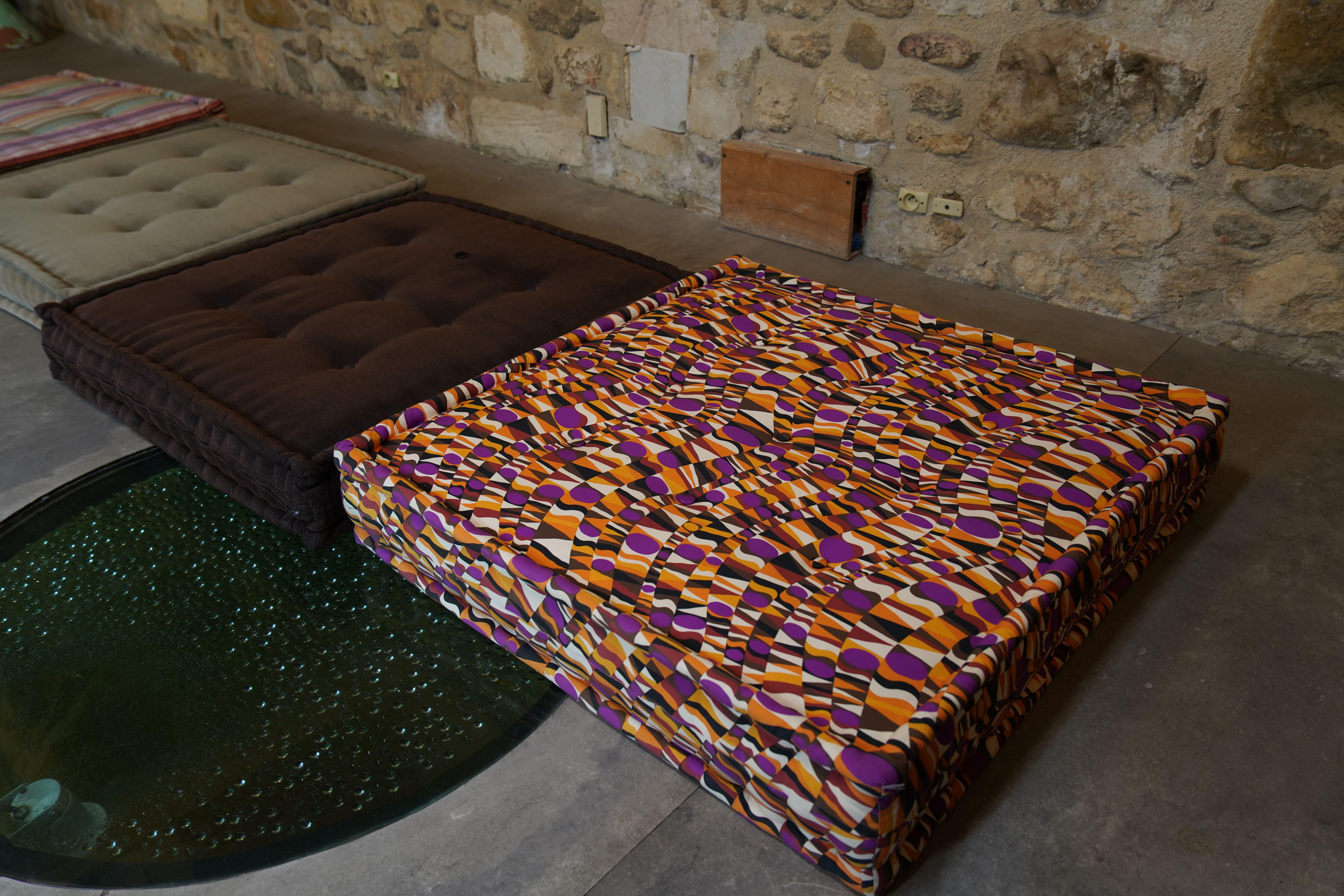 Hand-Crafted Mah Jong Composition Missoni Sofa by Hans Hopfer for Roche Bobois, Italy 2018 For Sale
