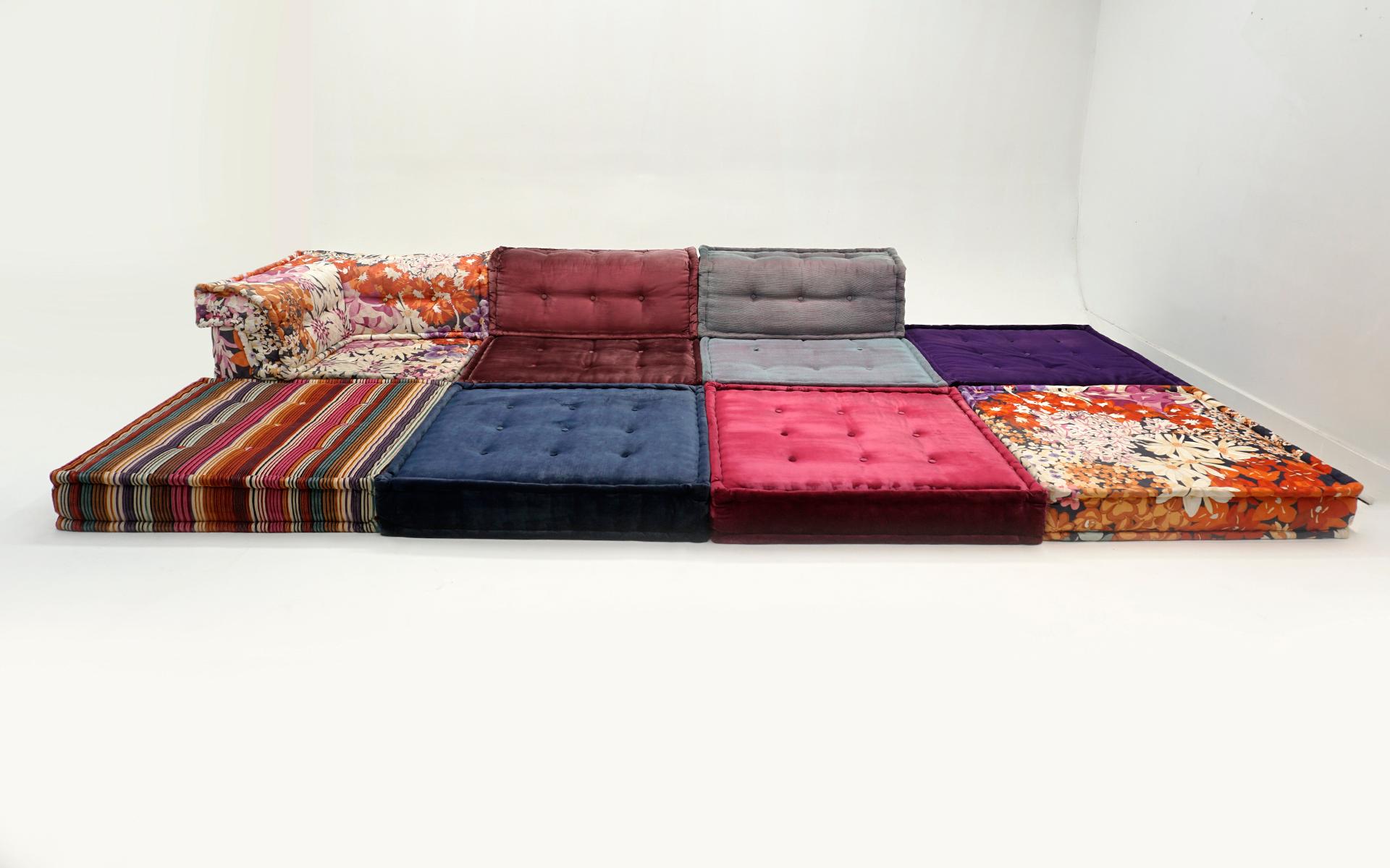 Sofá modular Mah Jong de Hans Hopfer para Roche Bobois. Tejido Missoni & Kenzo Siglo XXI y contemporáneo en venta