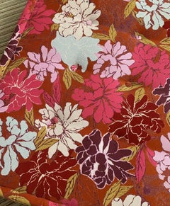 Mah Jong Modular Sofa Hans Hopfer Roche Bobois Kenzo Floral Silk Velvet Kimono