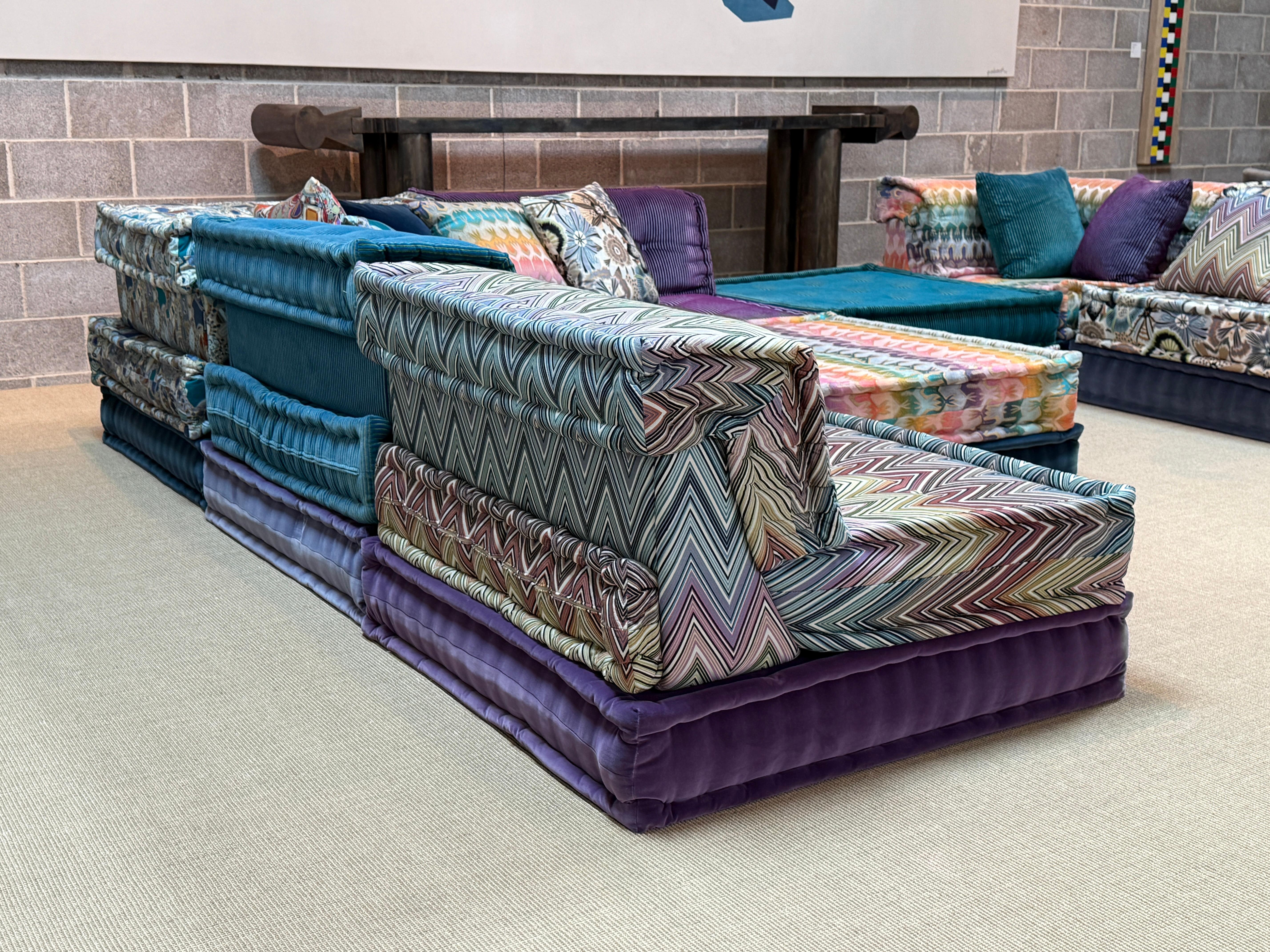 Canapé sectionnel Mah Jong avec tissu Missoni par Roche Bobois en vente 9