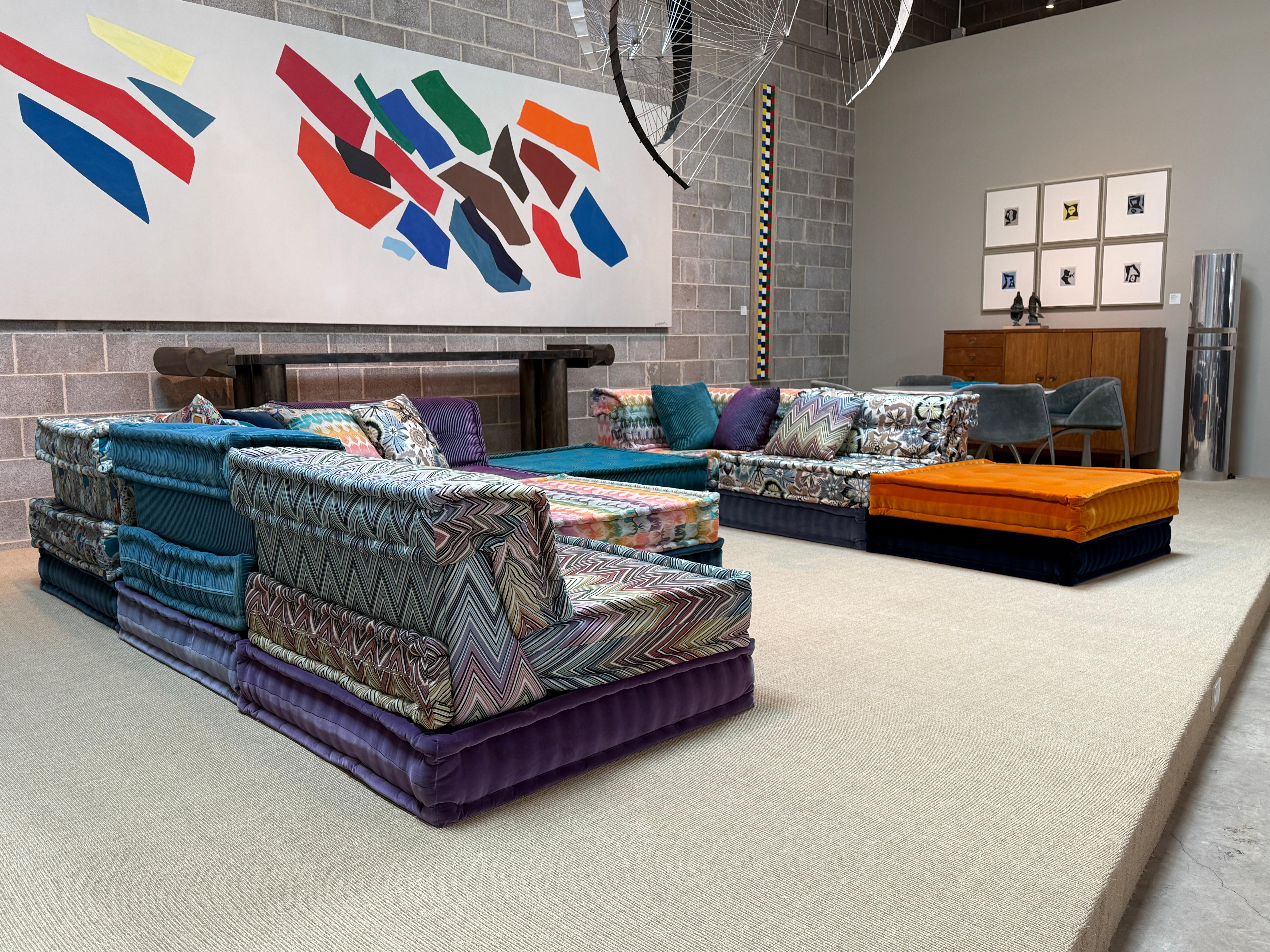 Canapé sectionnel Mah Jong avec tissu Missoni par Roche Bobois en vente 10