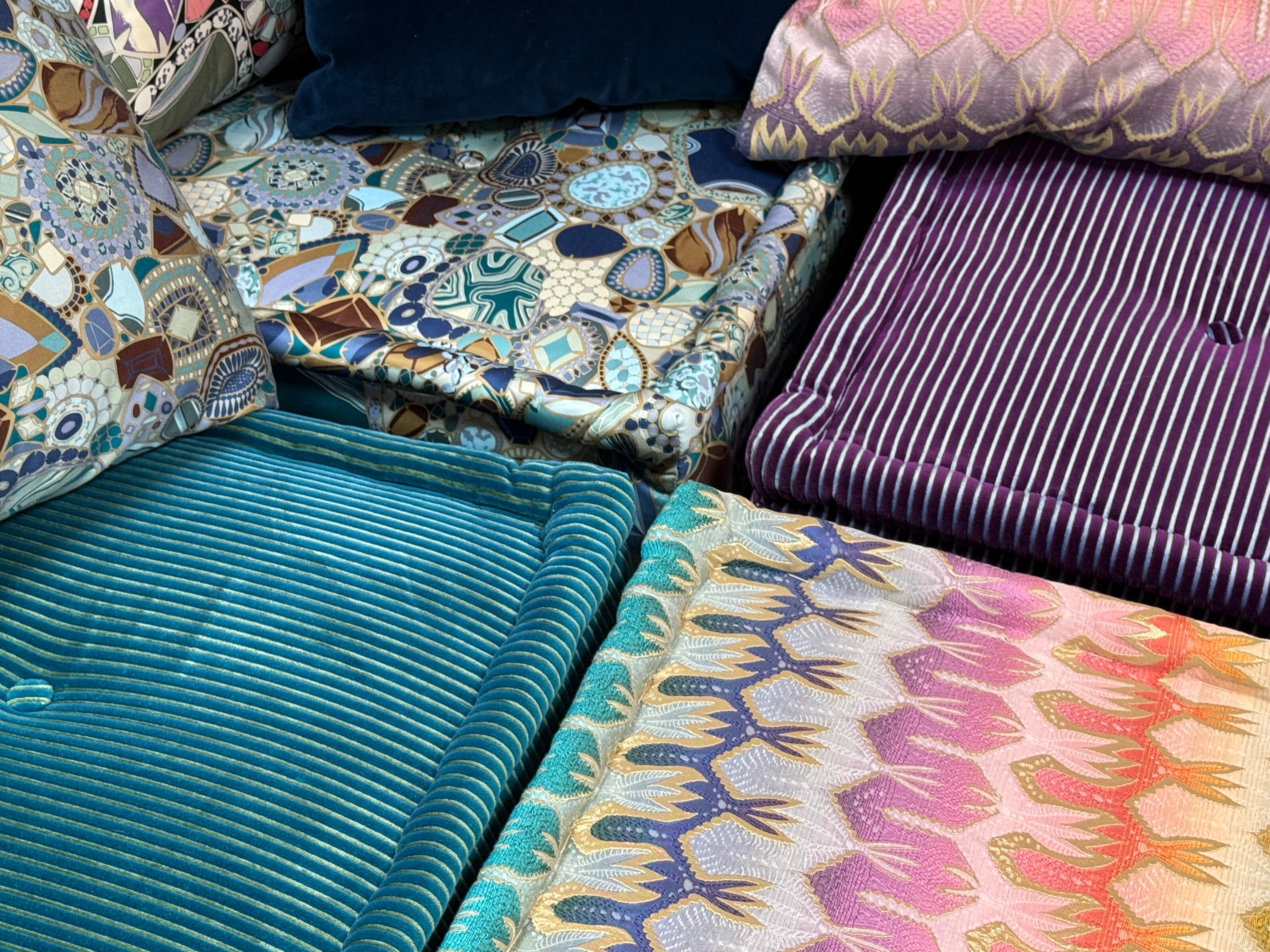 Canapé sectionnel Mah Jong avec tissu Missoni par Roche Bobois en vente 4