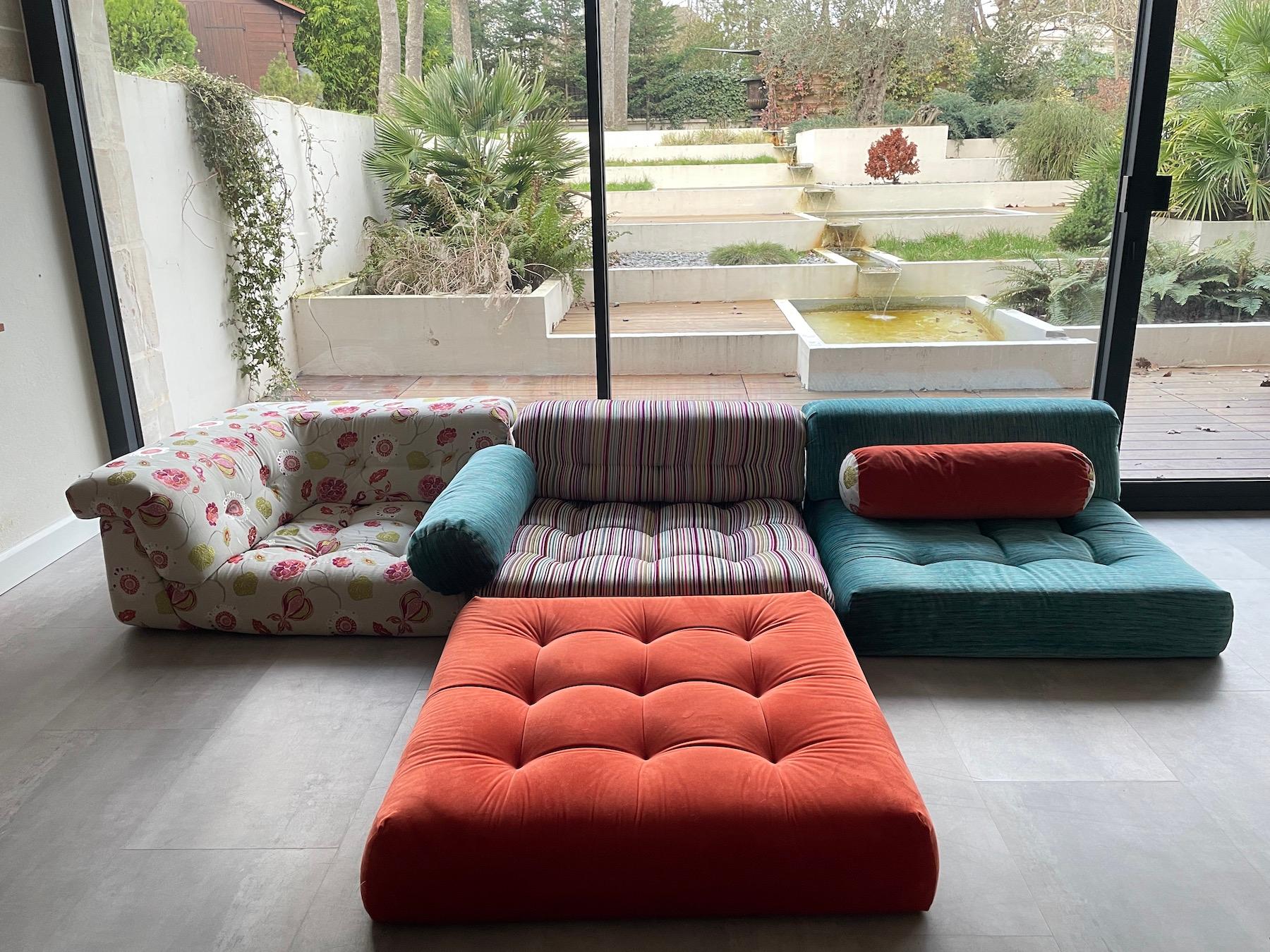 Mah Jong Sofa, by Hans Hopfer, Edited by Roche Bobois 6