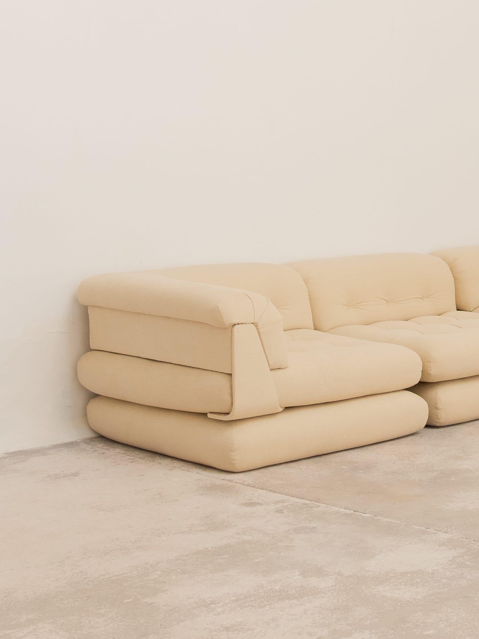 Maha Jong-Sofa von Hans Hopfer für Roche Bobois, 70er-Jahre, Frankreich im Angebot 4