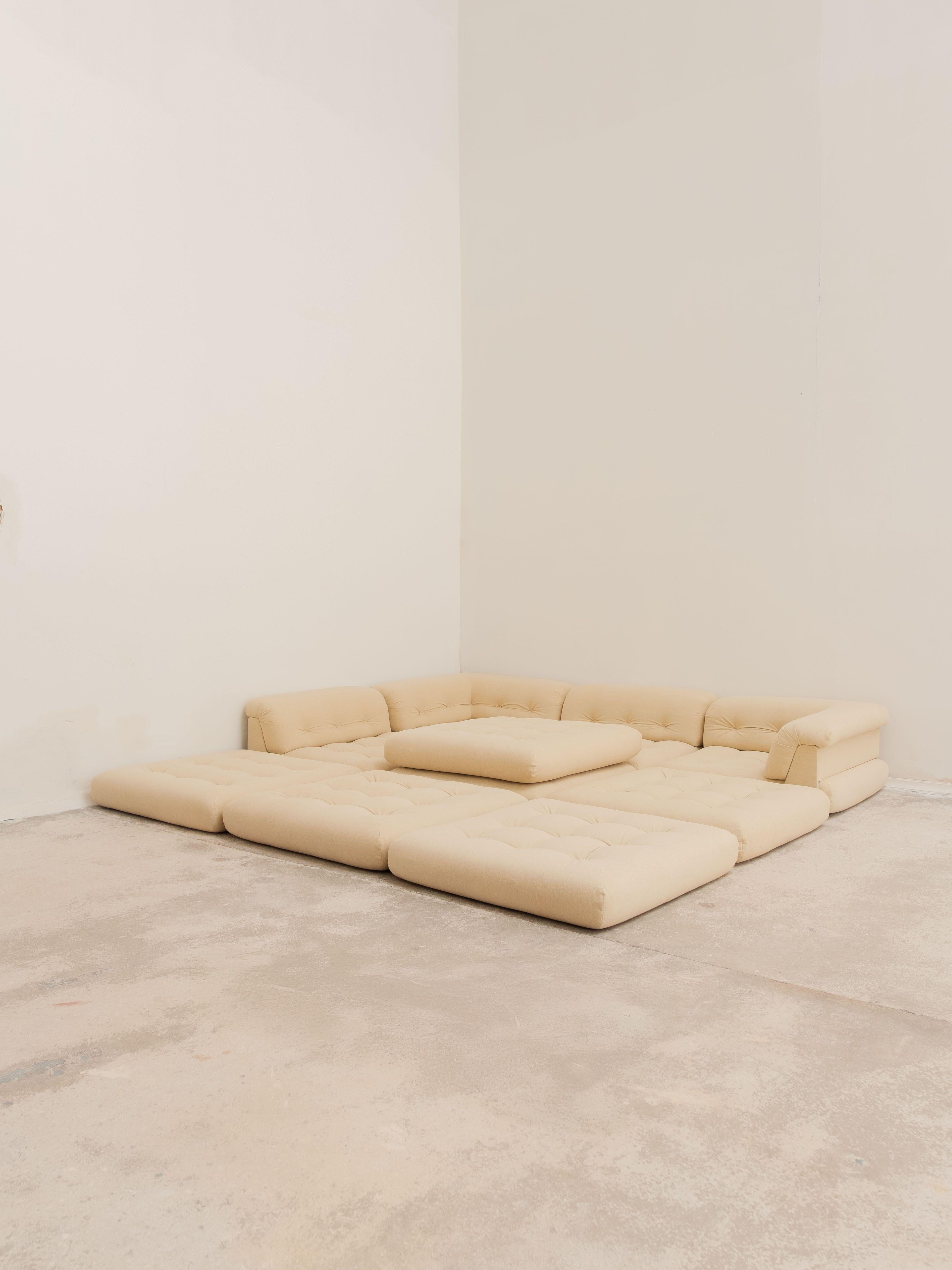 Maha Jong-Sofa von Hans Hopfer für Roche Bobois, 70er-Jahre, Frankreich im Angebot 9