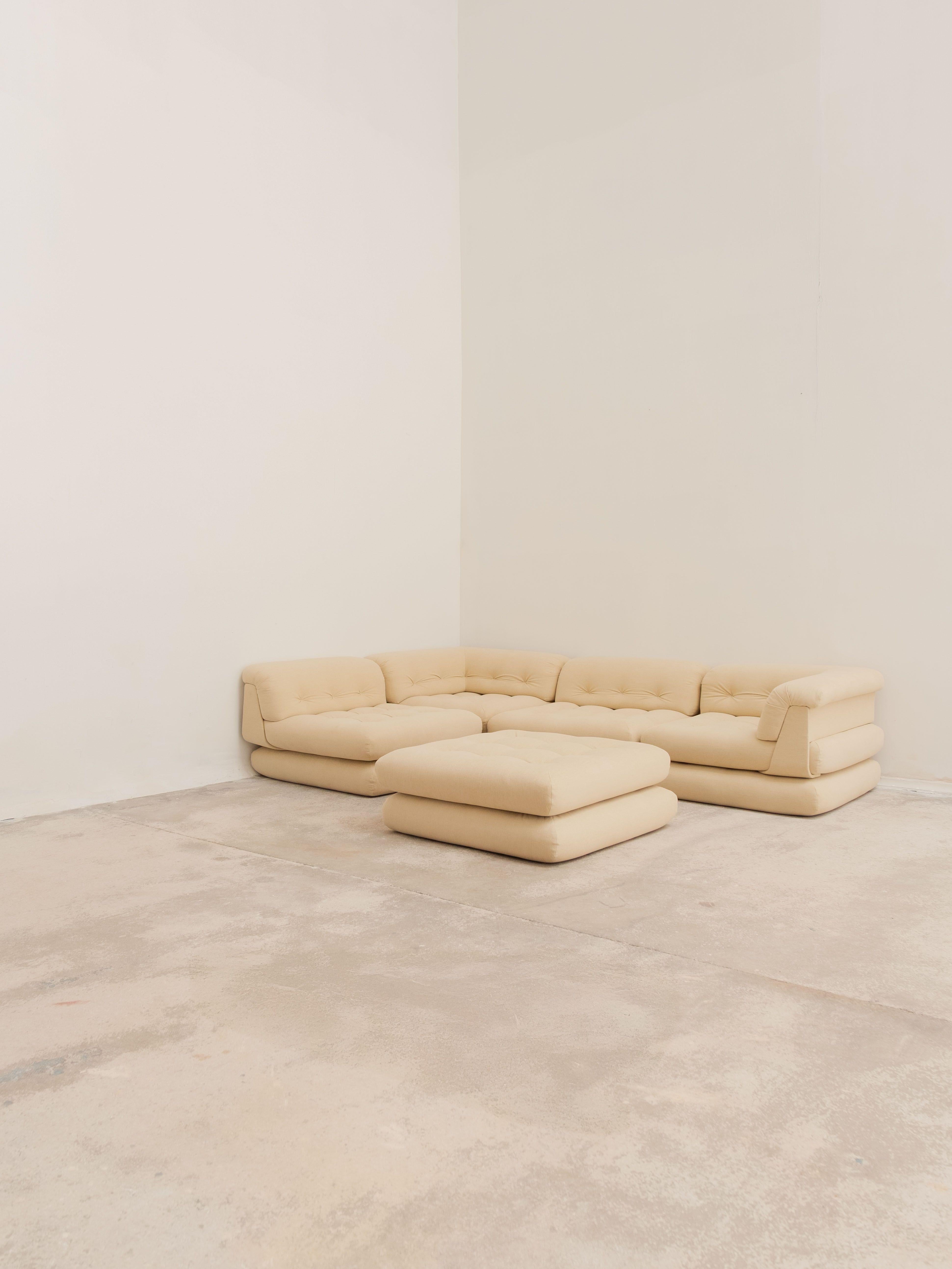 Maha Jong-Sofa von Hans Hopfer für Roche Bobois, 70er-Jahre, Frankreich im Angebot 10
