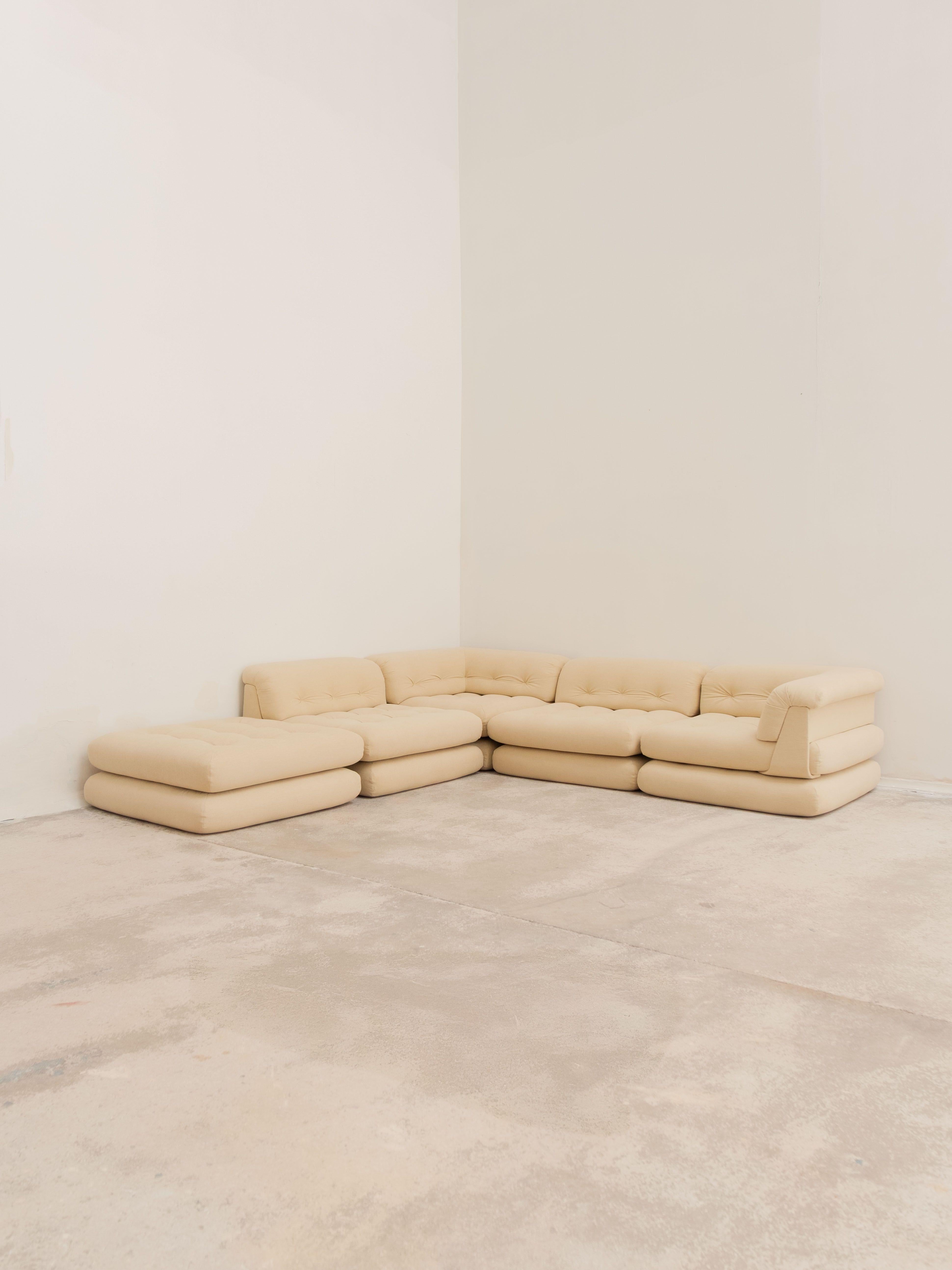 Maha Jong-Sofa von Hans Hopfer für Roche Bobois, 70er-Jahre, Frankreich (Ende des 20. Jahrhunderts) im Angebot
