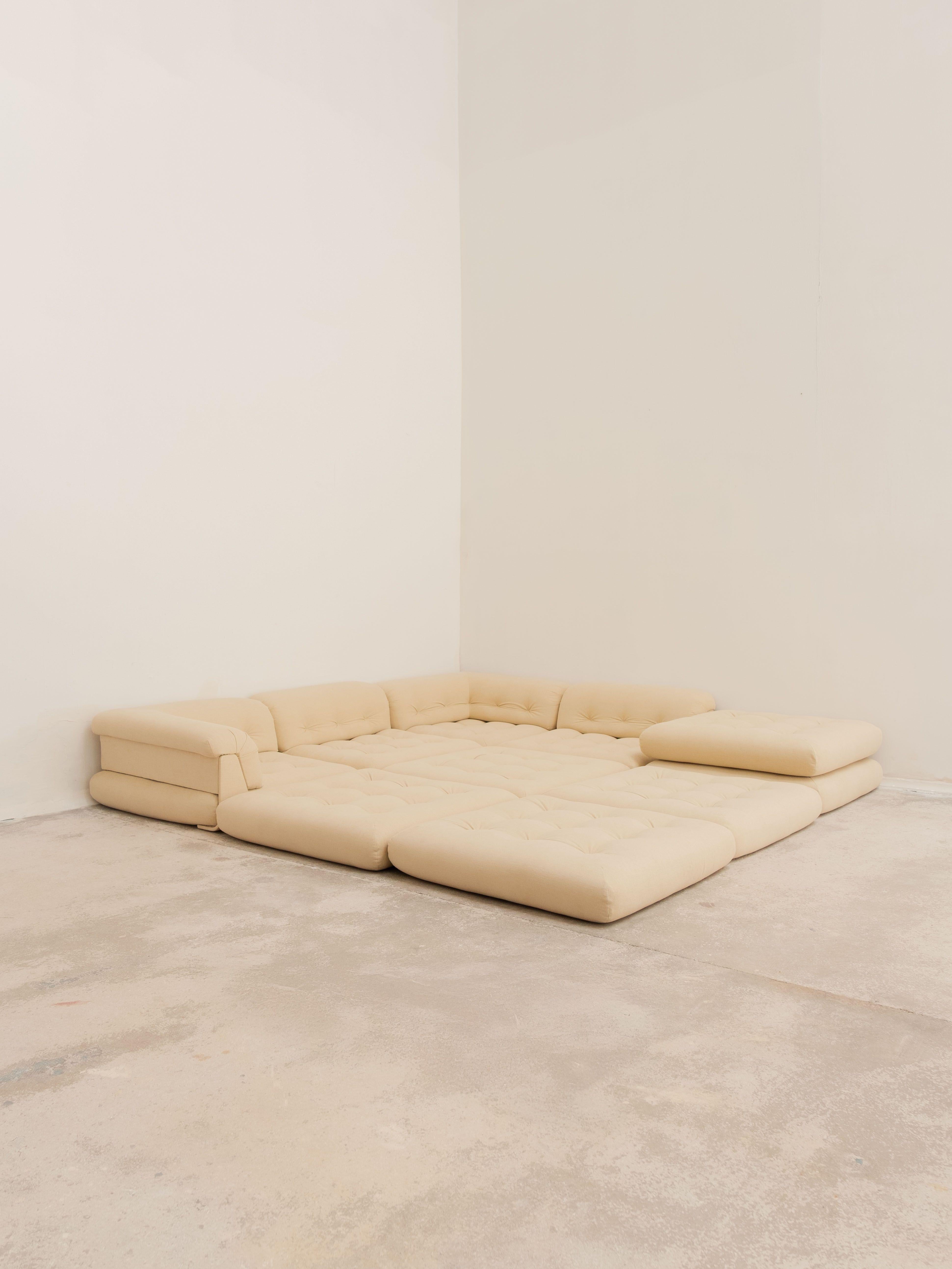 Maha Jong-Sofa von Hans Hopfer für Roche Bobois, 70er-Jahre, Frankreich im Angebot 1