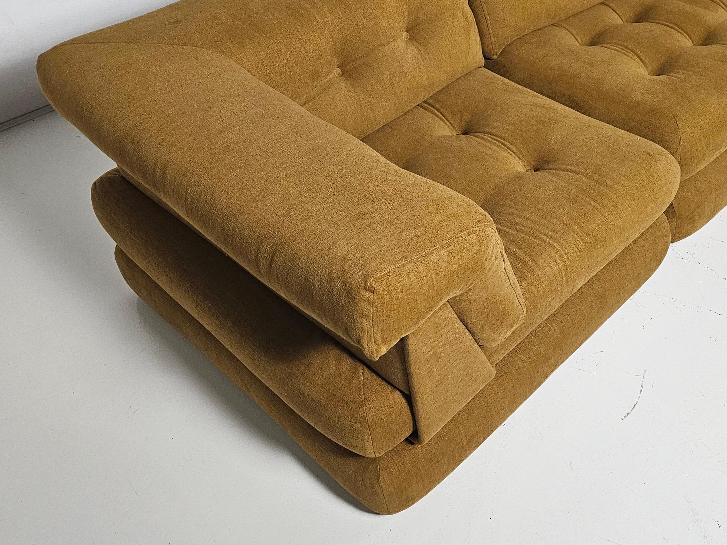 Fin du 20e siècle Canapé Mah Jong de Hans Hopfer, Roche Bobois, France, 1970